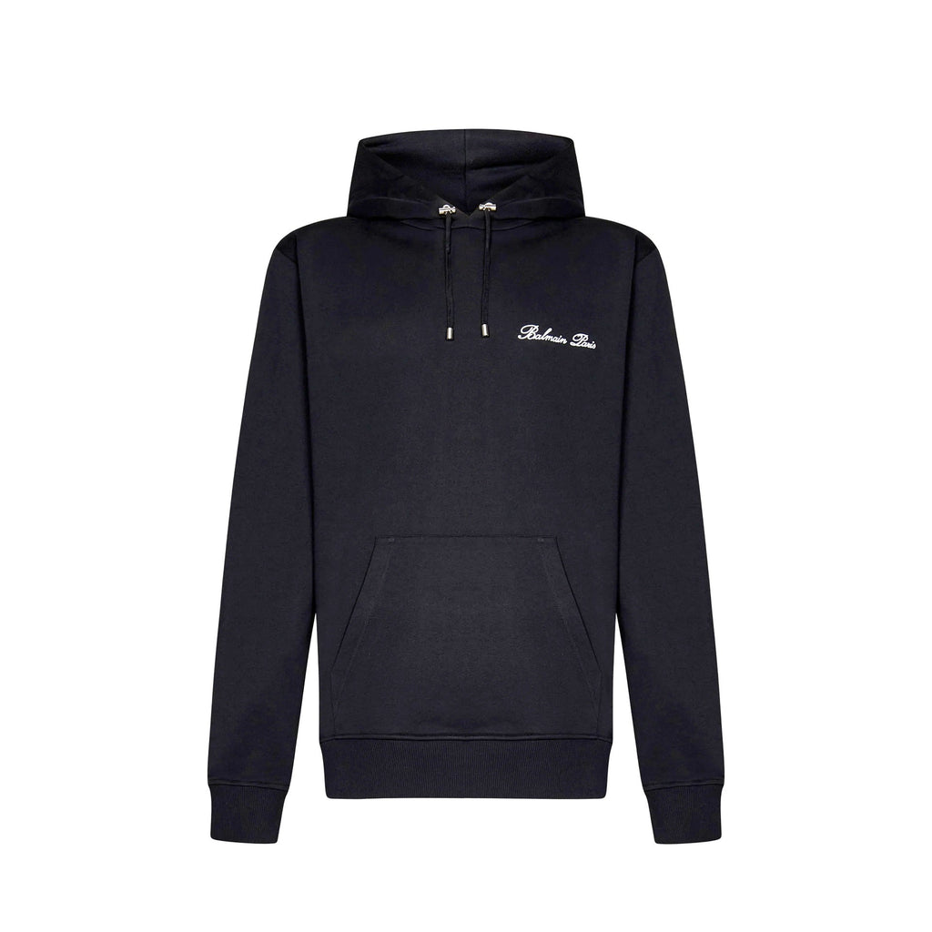 Balmain Cotton Logo Sweatshirt Men