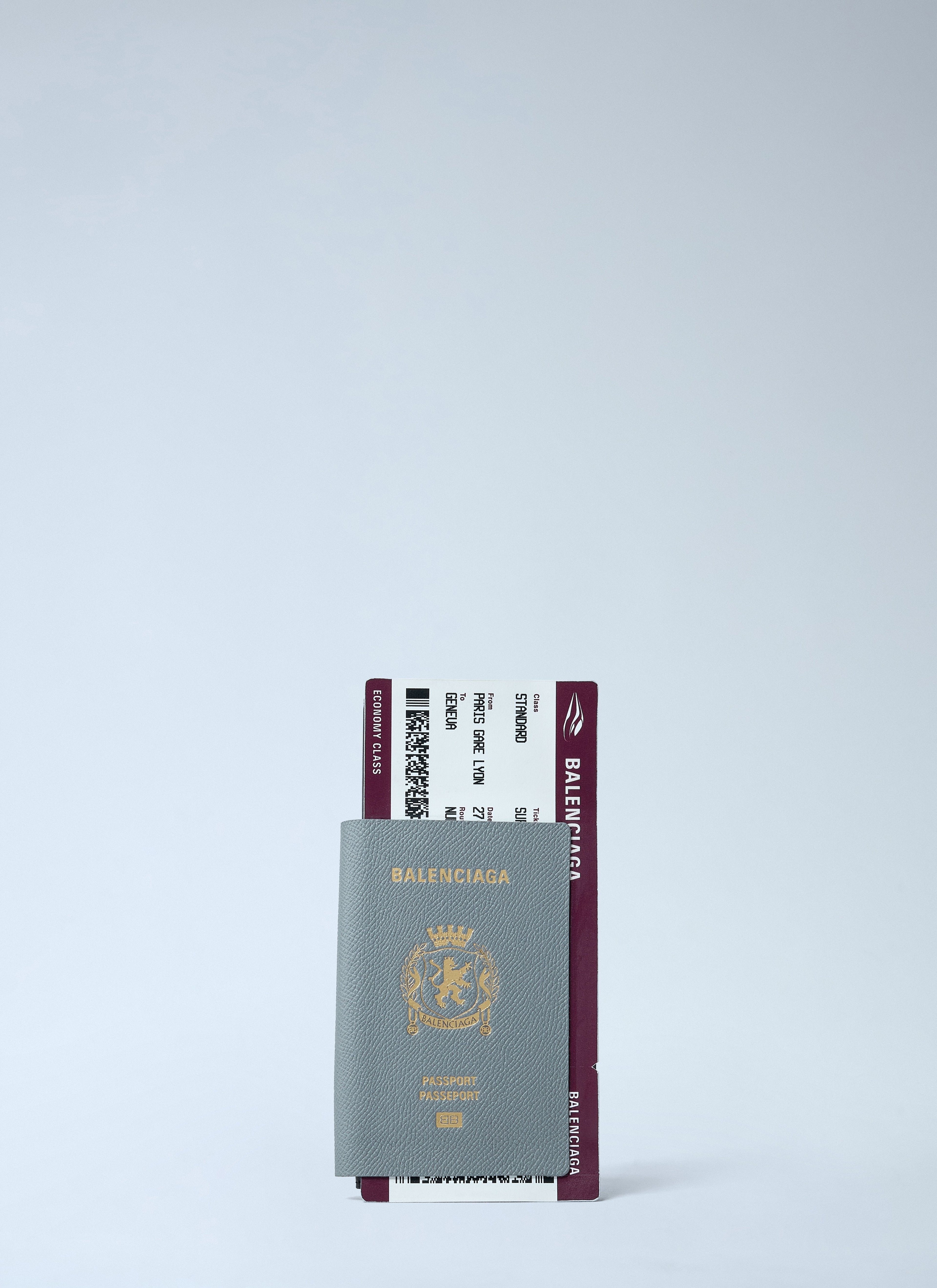 Balenciaga Men Passport Long Wallet