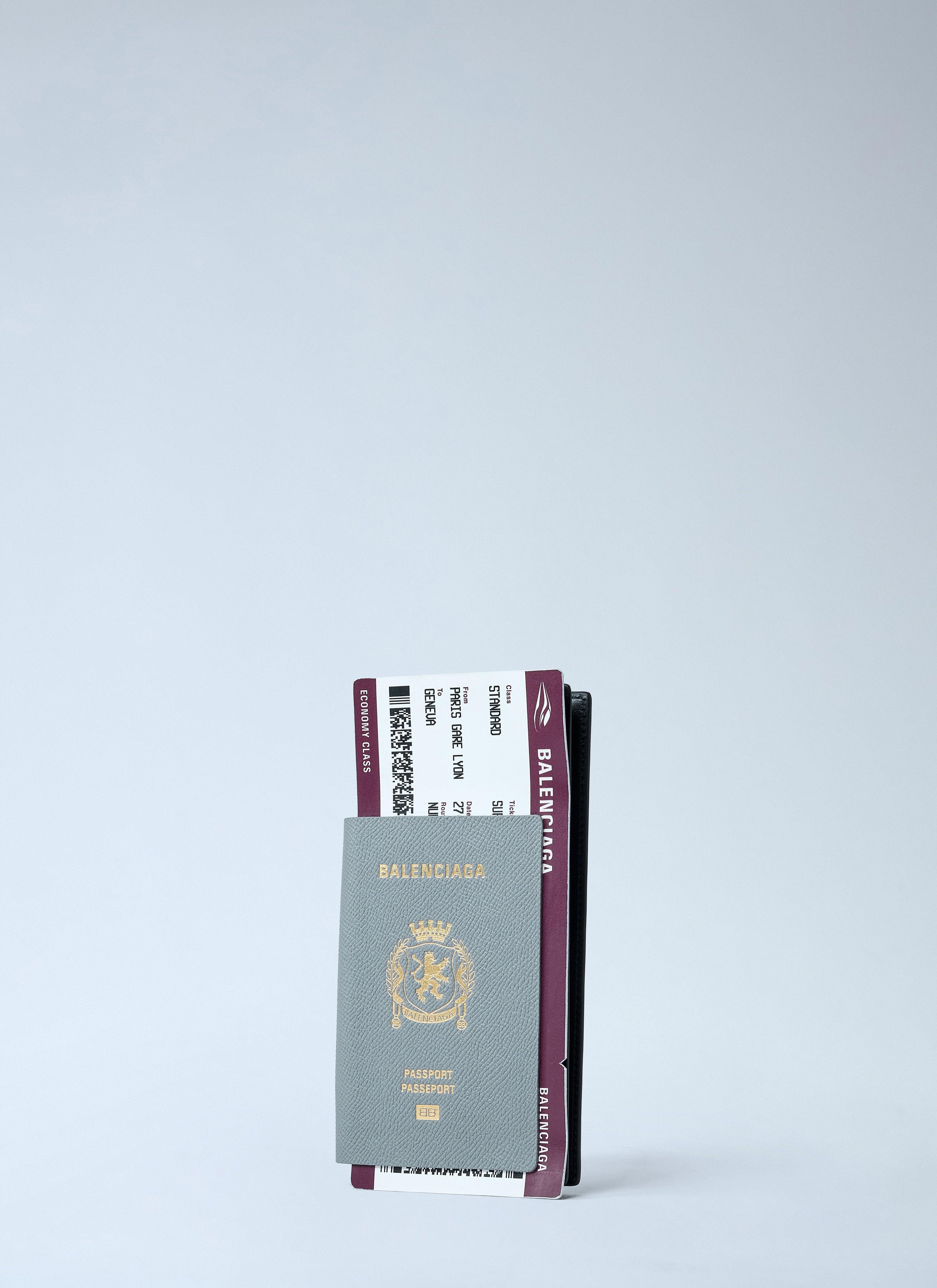 Balenciaga Men Passport Long Wallet