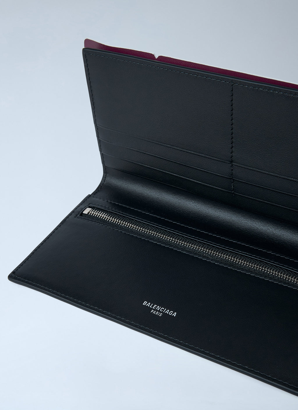 Balenciaga Men Passport Long Wallet