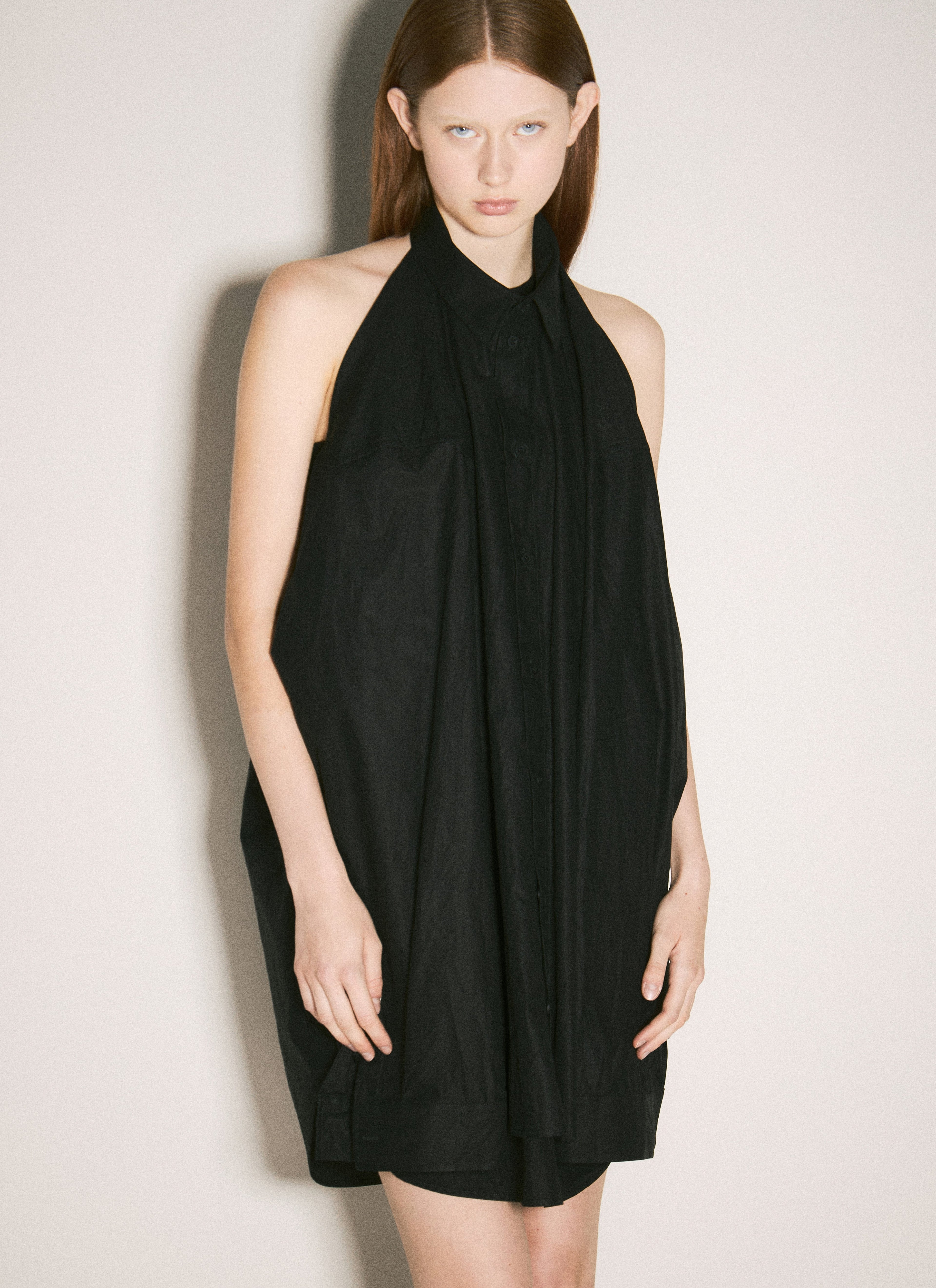 Balenciaga Women Suspended Shirt Dress