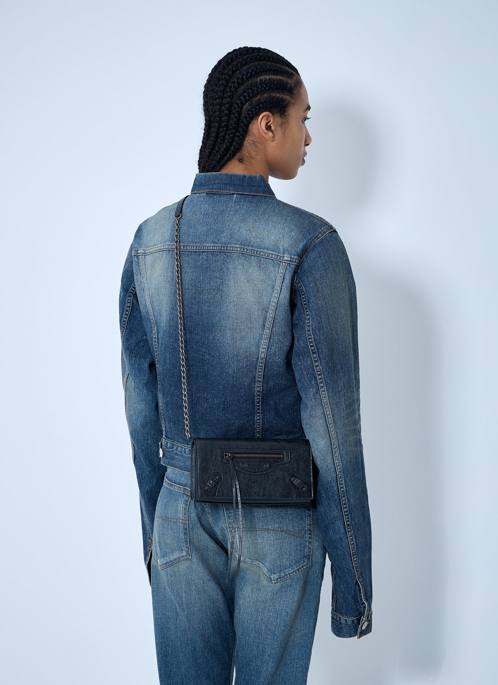 Balenciaga Women Le City Chain Wallet