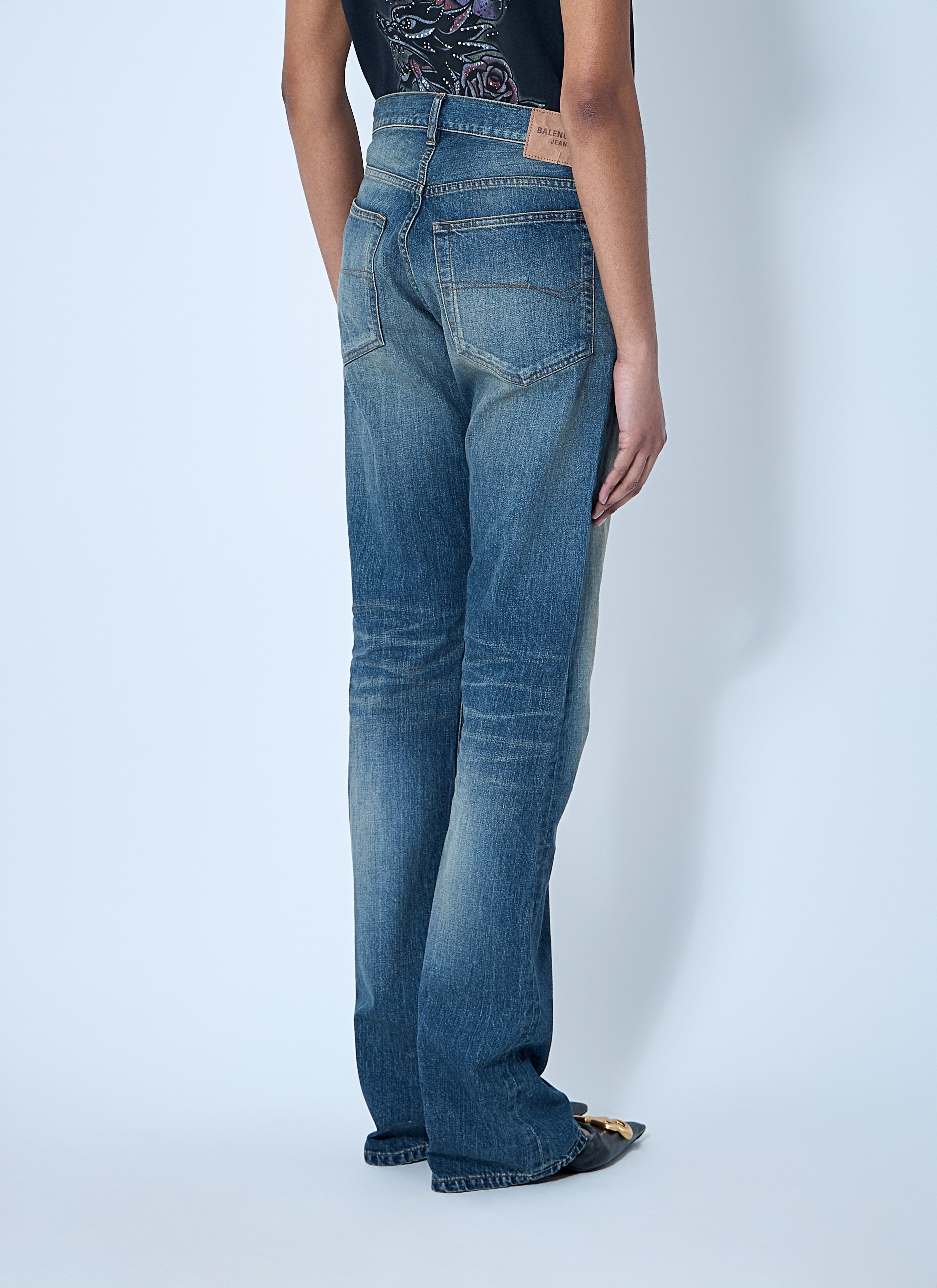 Balenciaga Women Logo Patch Jeans