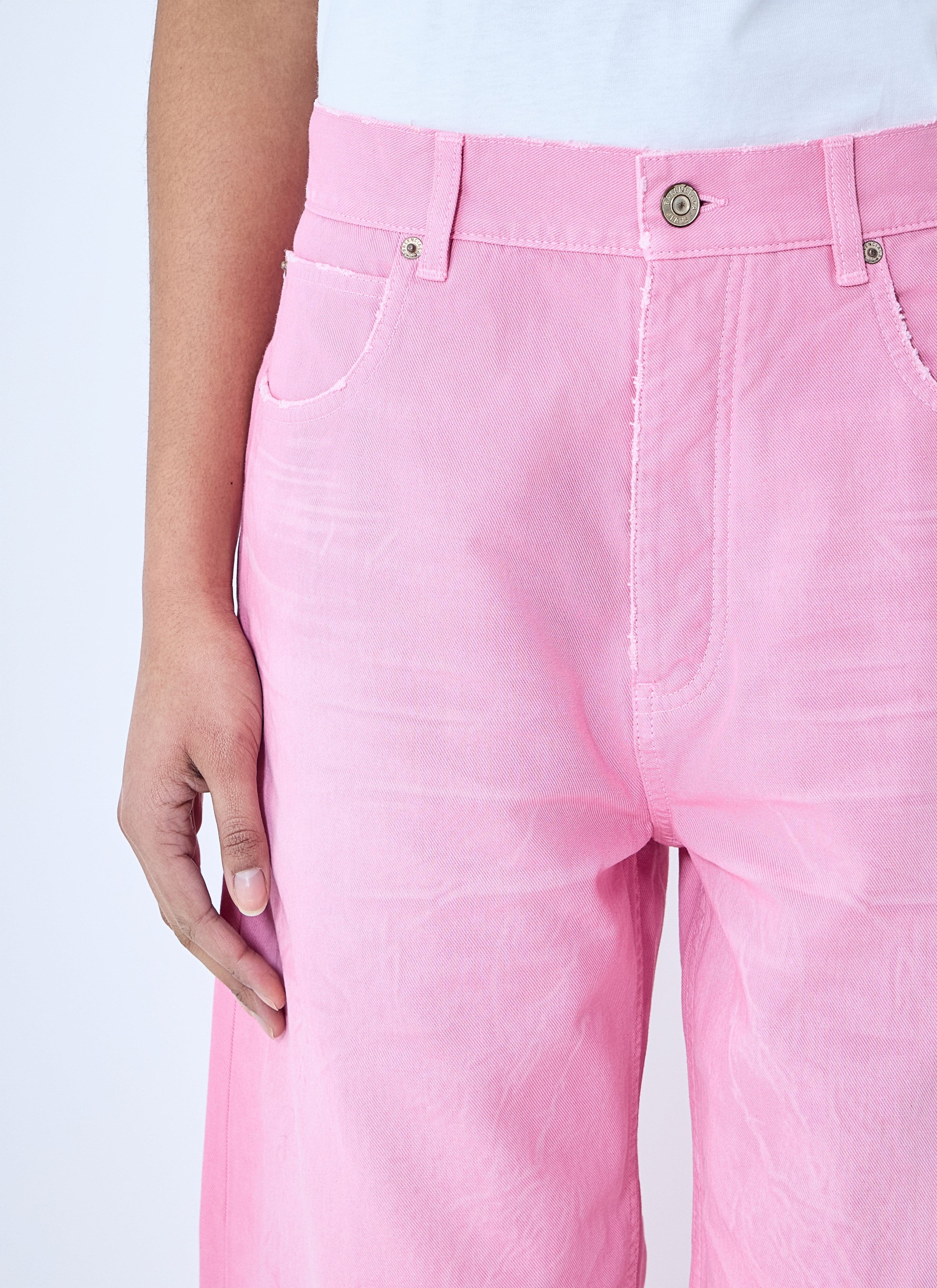 Balenciaga Women Loose Denim Jeans