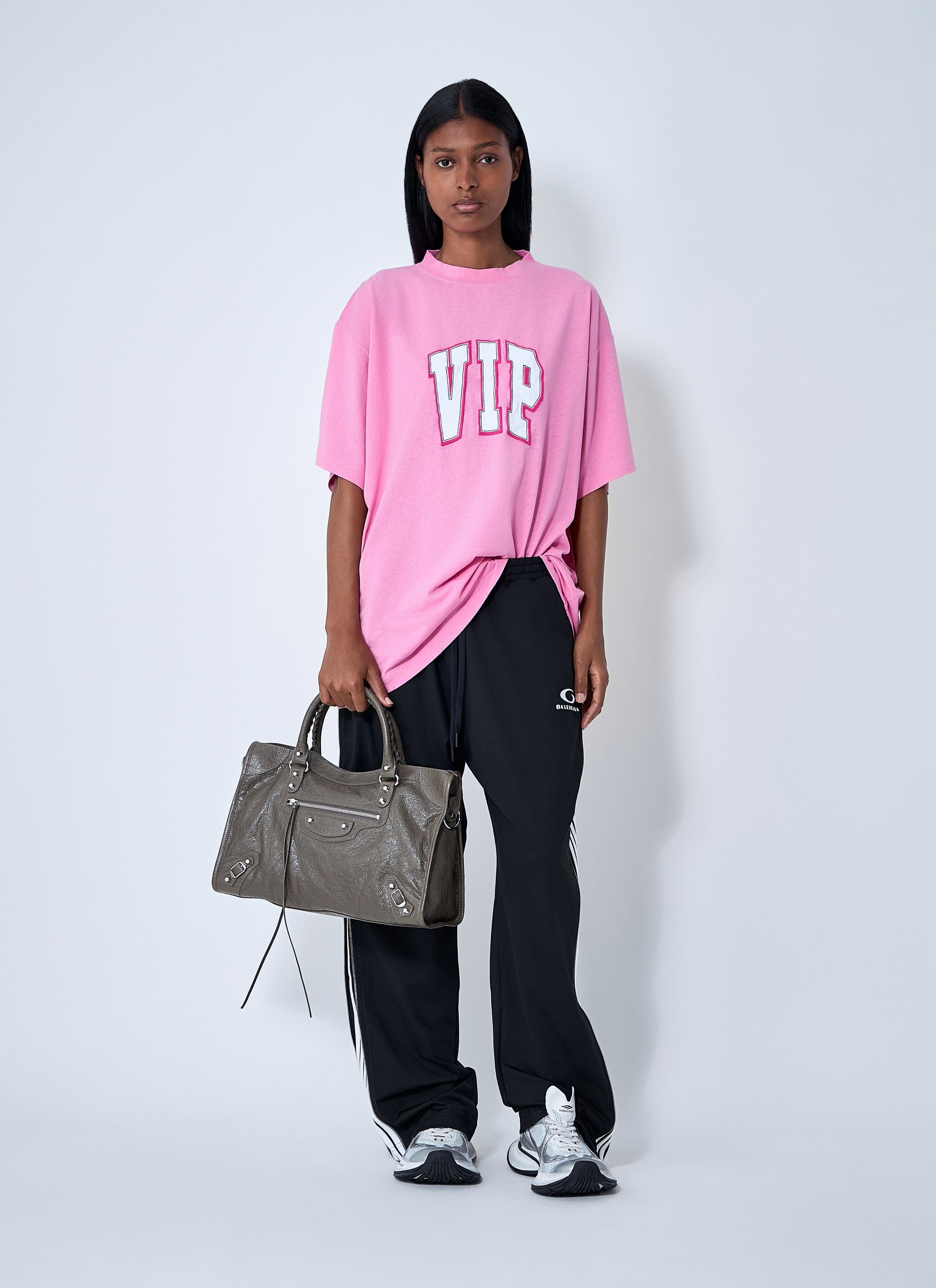 Balenciaga Women Logo Motif T-Shirt