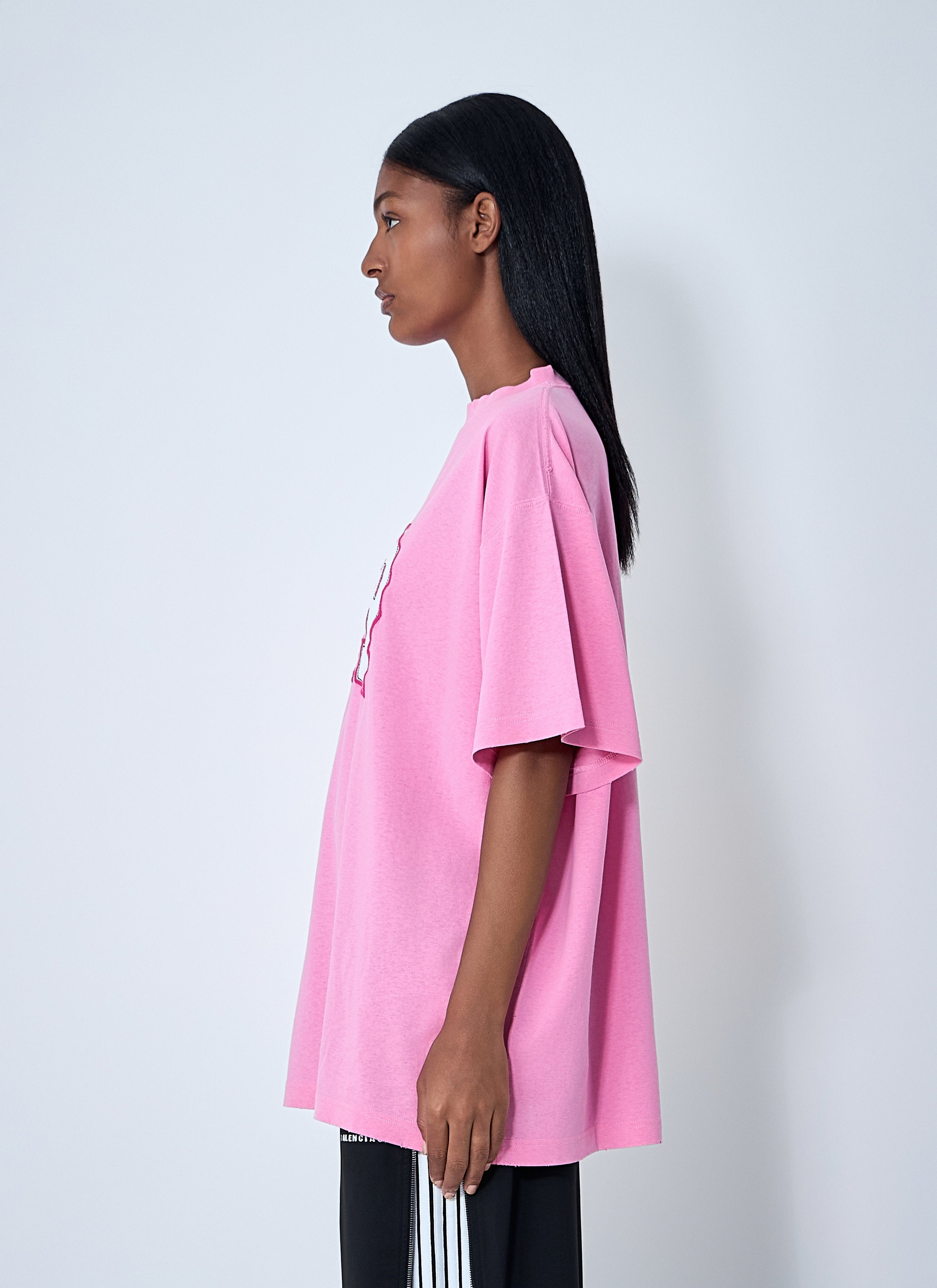 Balenciaga Women Logo Motif T-Shirt