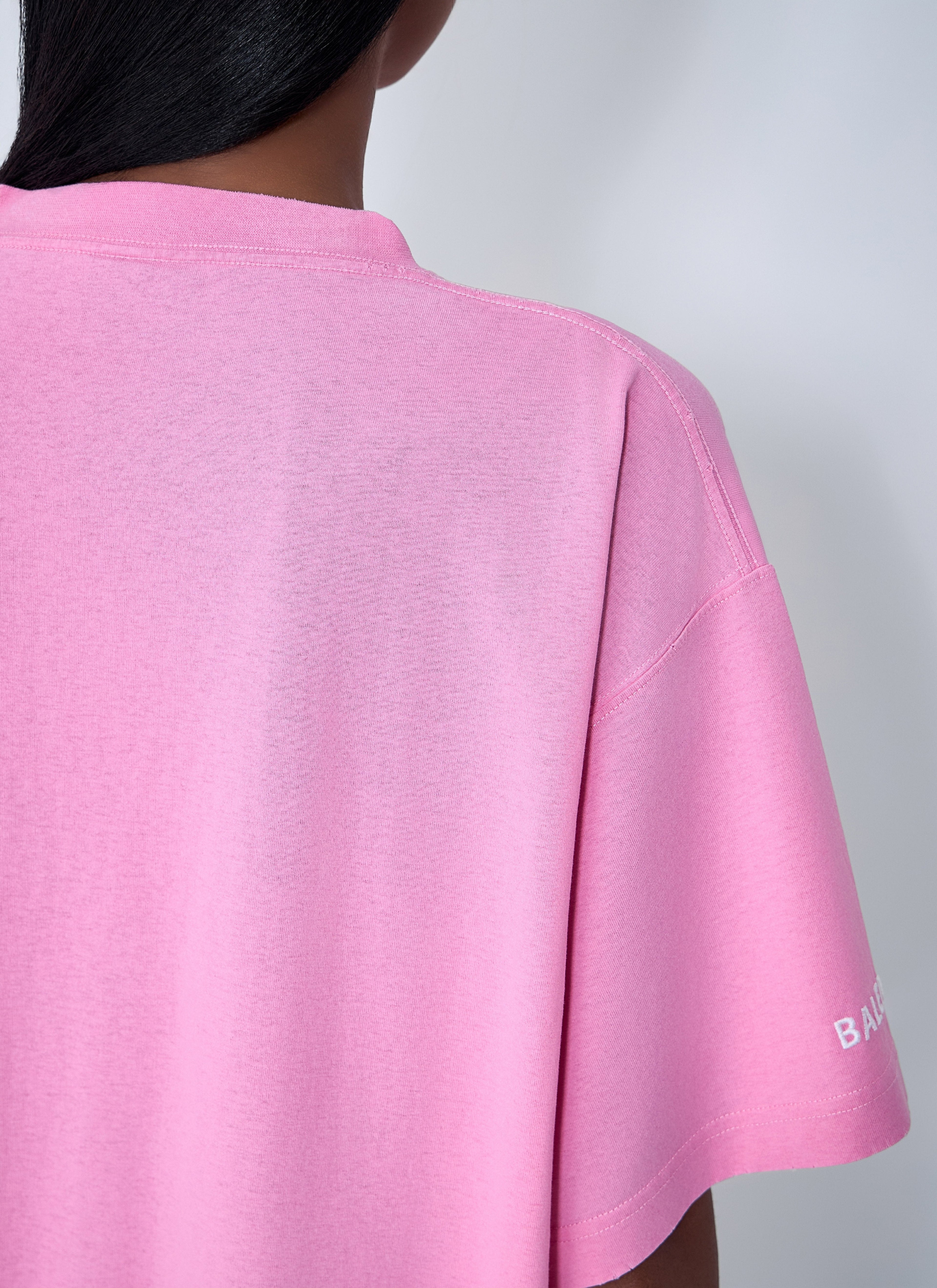 Balenciaga Women Logo Motif T-Shirt