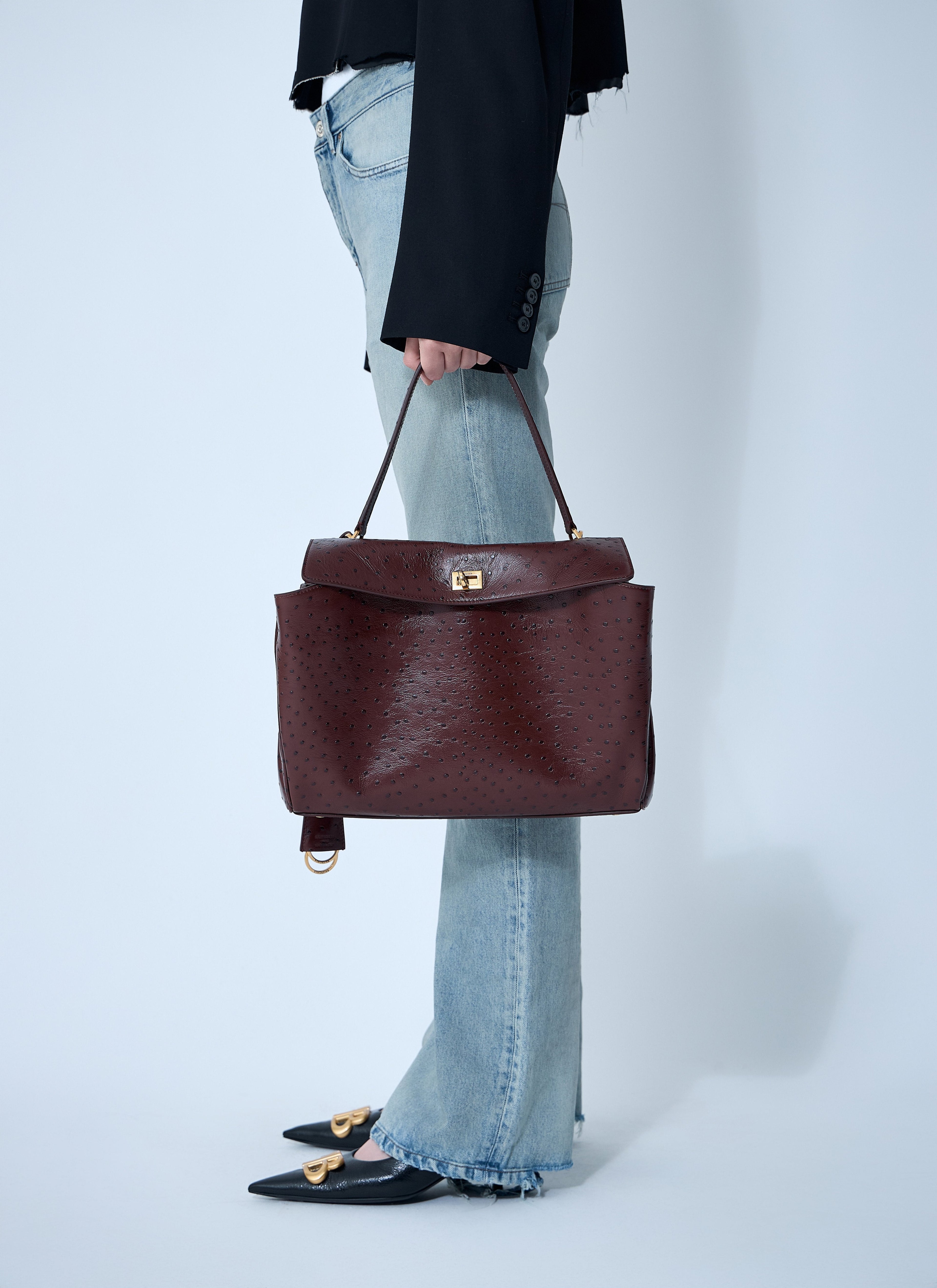 Balenciaga Women Medium Rodeo Shoulder Bag