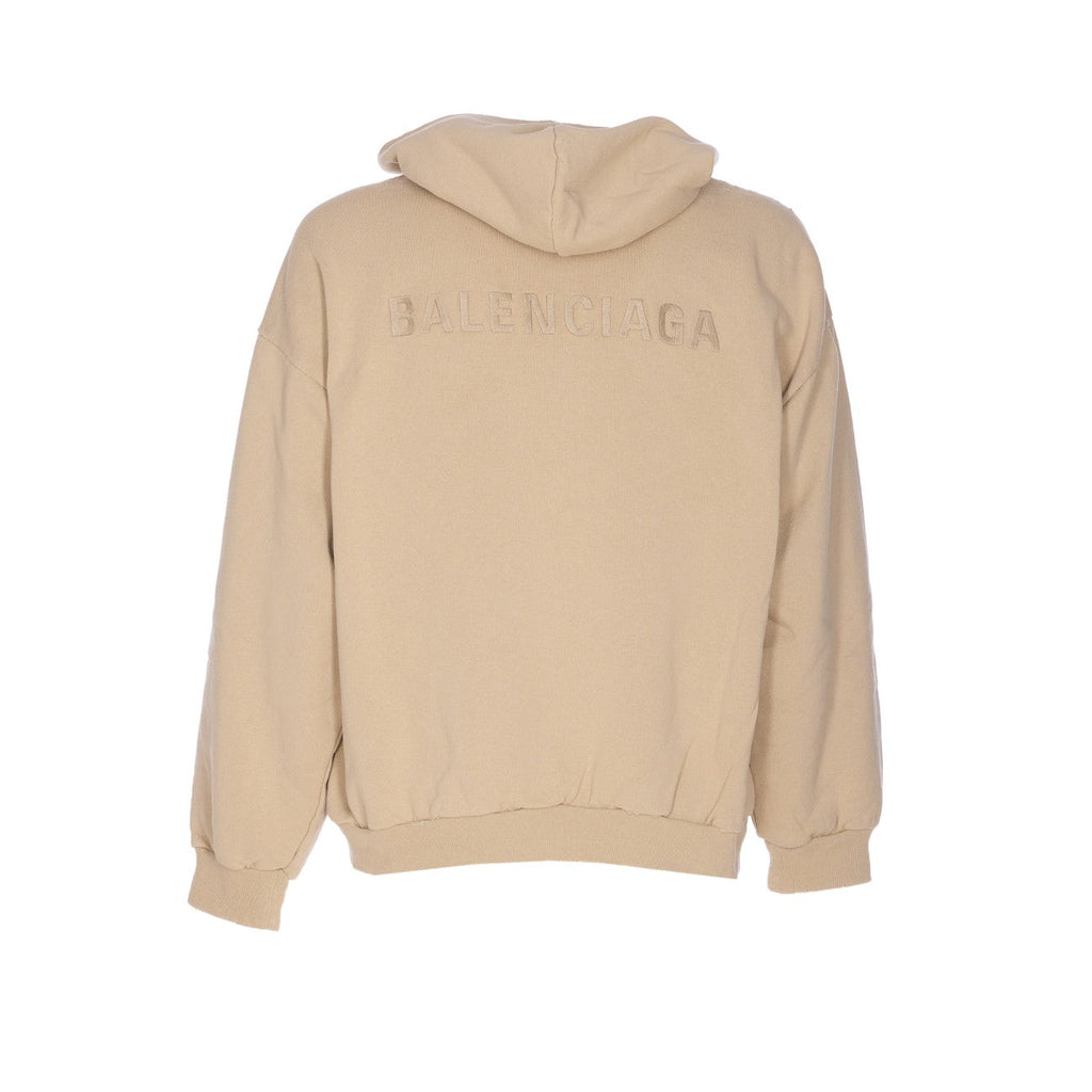 Balenciaga Men Balenciaga Back Reflective Medium Fit Hoodie
