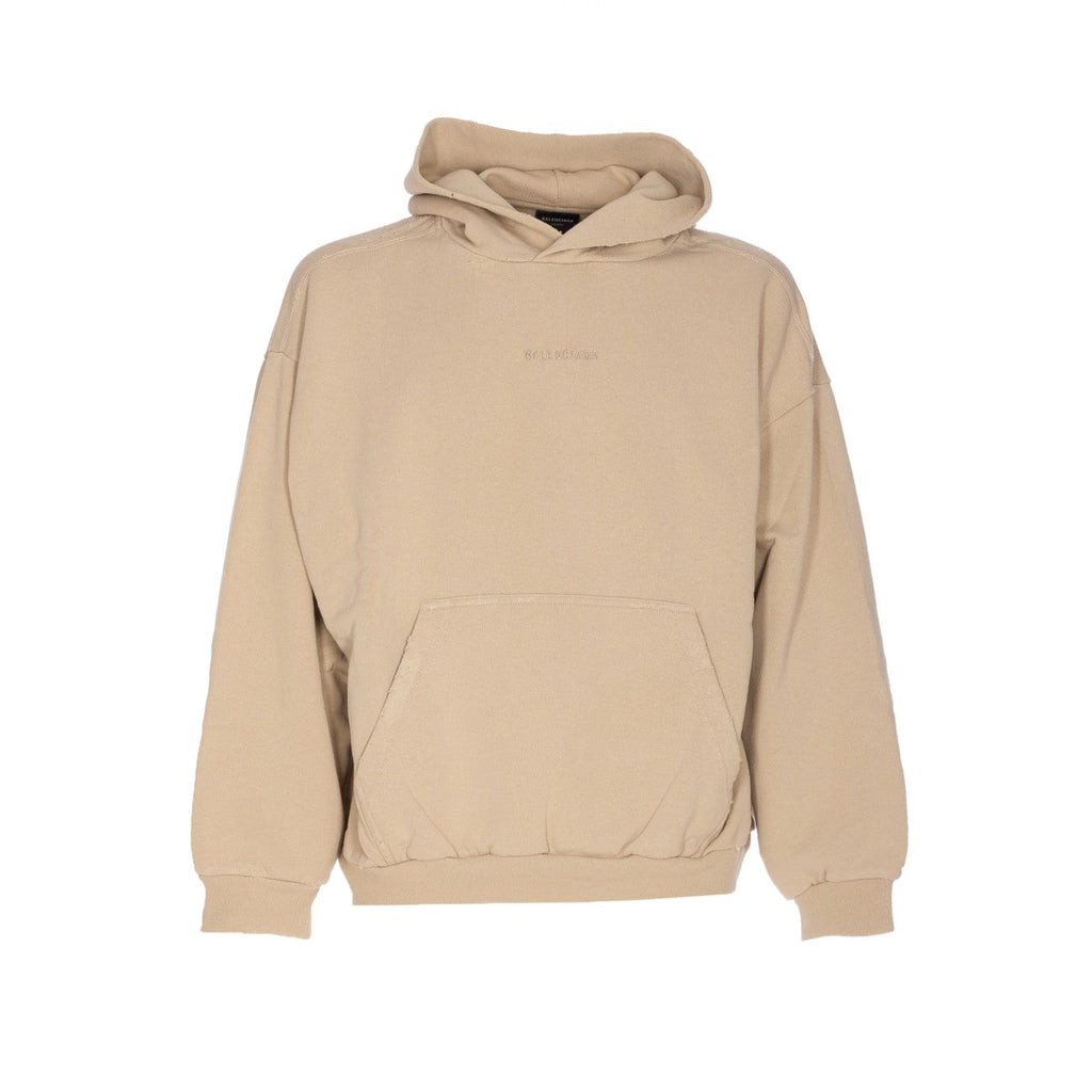 Balenciaga Men Balenciaga Back Reflective Medium Fit Hoodie