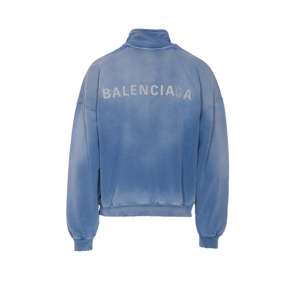 Balenciaga Men Balenciaga Back Zip Up Jacket