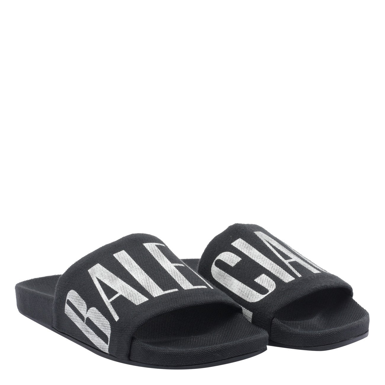 Balenciaga Men Balenciaga Logo Slide Sandals