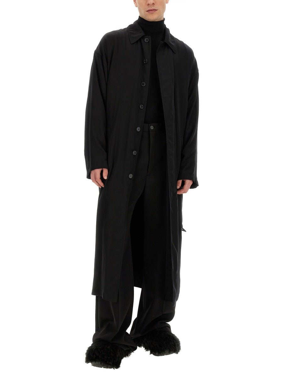 Balenciaga Men Belted Trench Coat - EZE Fashion®