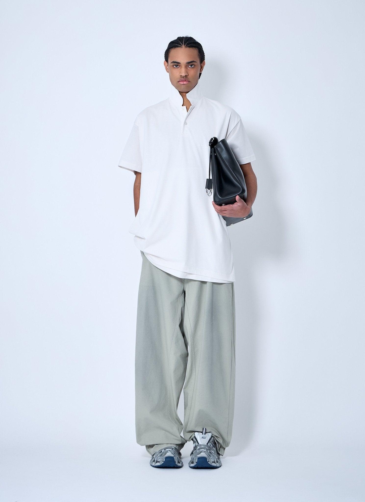 Balenciaga Men Interwinded Polo Shirt - EZE Fashion®