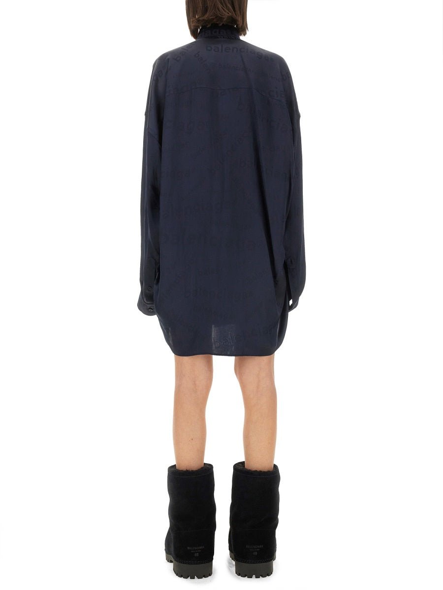 Balenciaga Women All Over Logo Shirt - EZE Fashion®