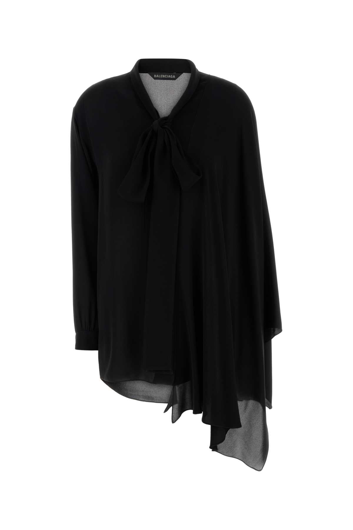 Balenciaga Women Black Georgette Blouse - EZE Fashion®