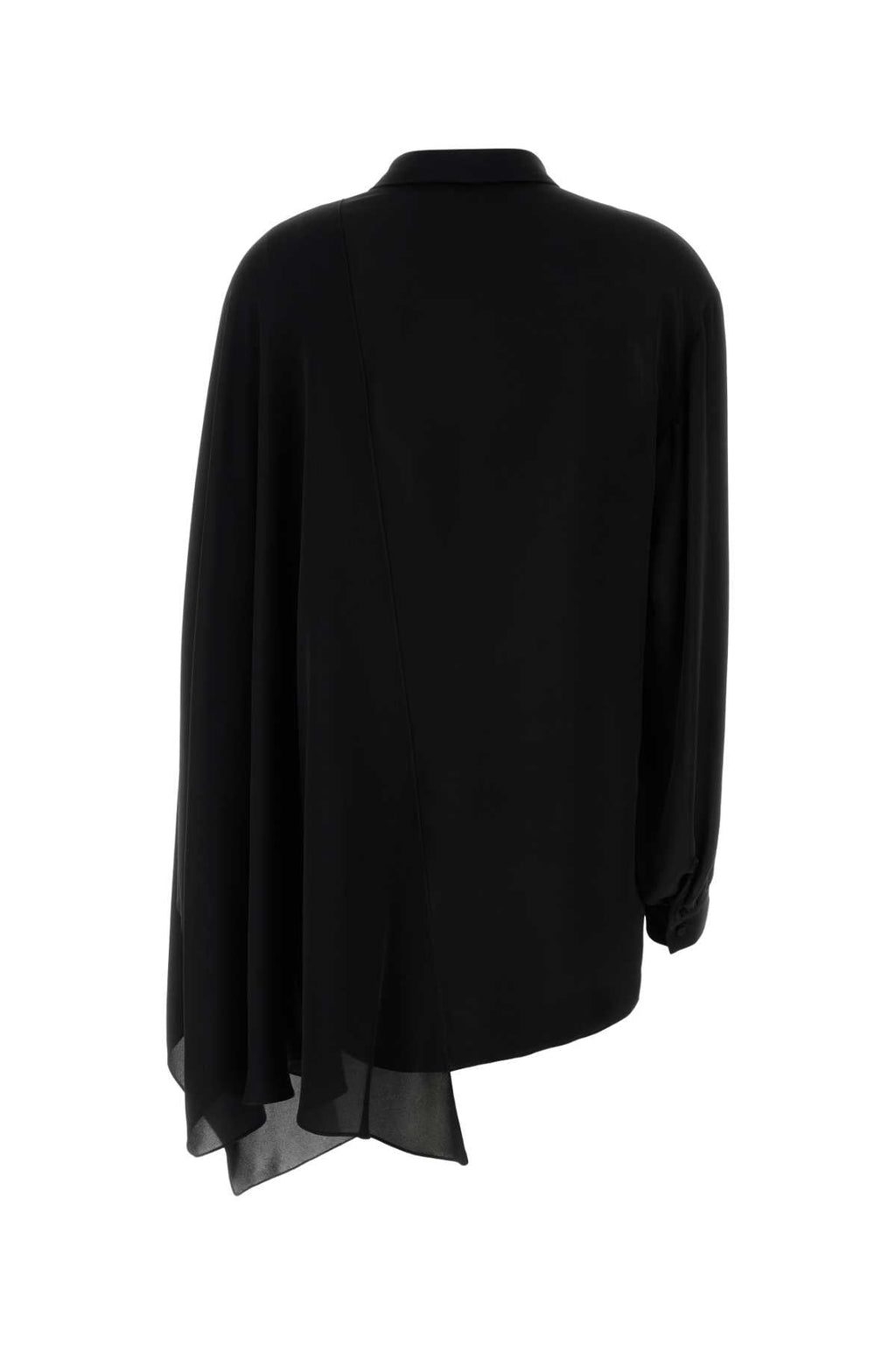 Balenciaga Women Black Georgette Blouse - EZE Fashion®