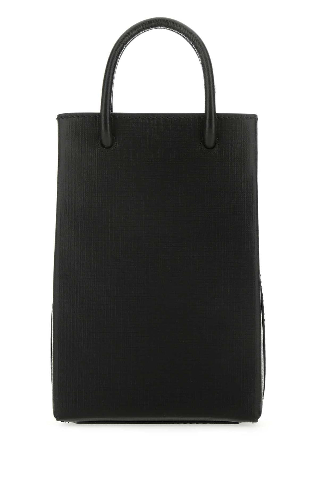 Balenciaga Women Black Leather Phone Case - EZE Fashion®