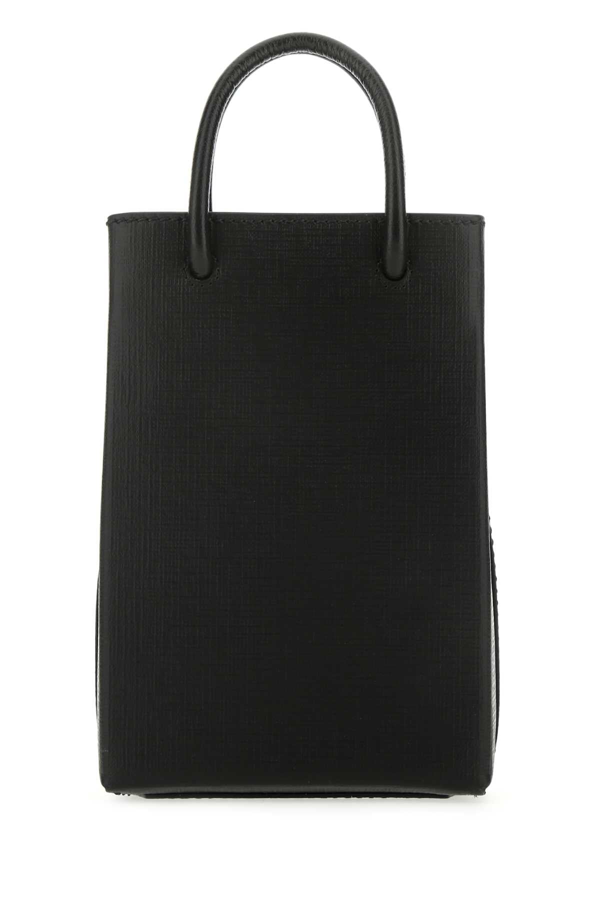 Balenciaga Women Black Leather Phone Case - EZE Fashion®