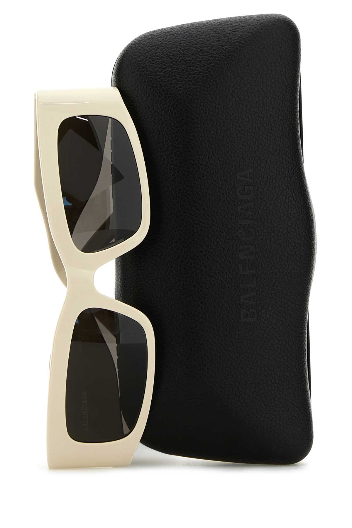 Balenciaga Women Ivory Acetate Sunglasses - EZE Fashion®