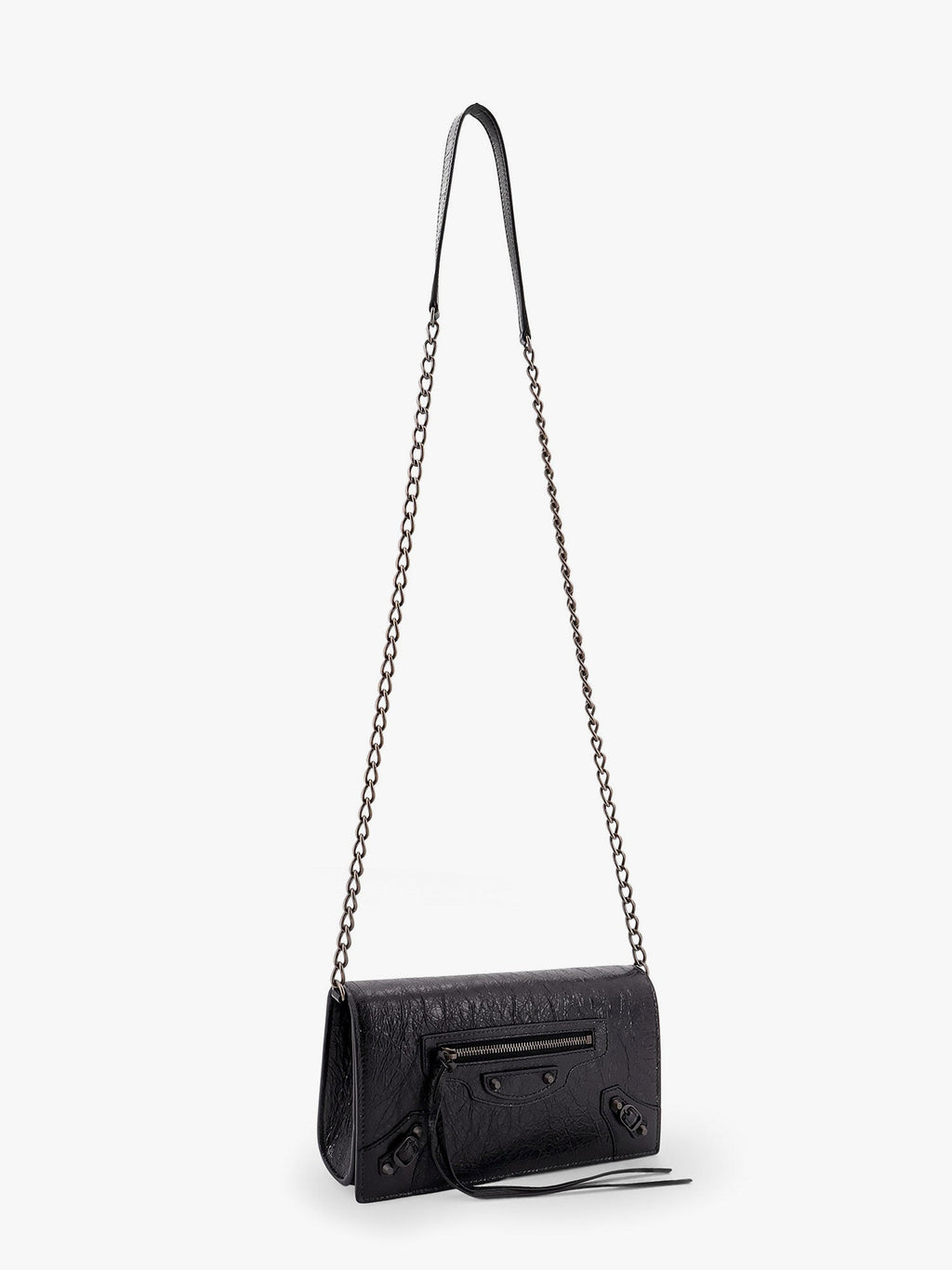 Balenciaga Women Le City Wallet Leather Shoulder Bag - EZE Fashion®