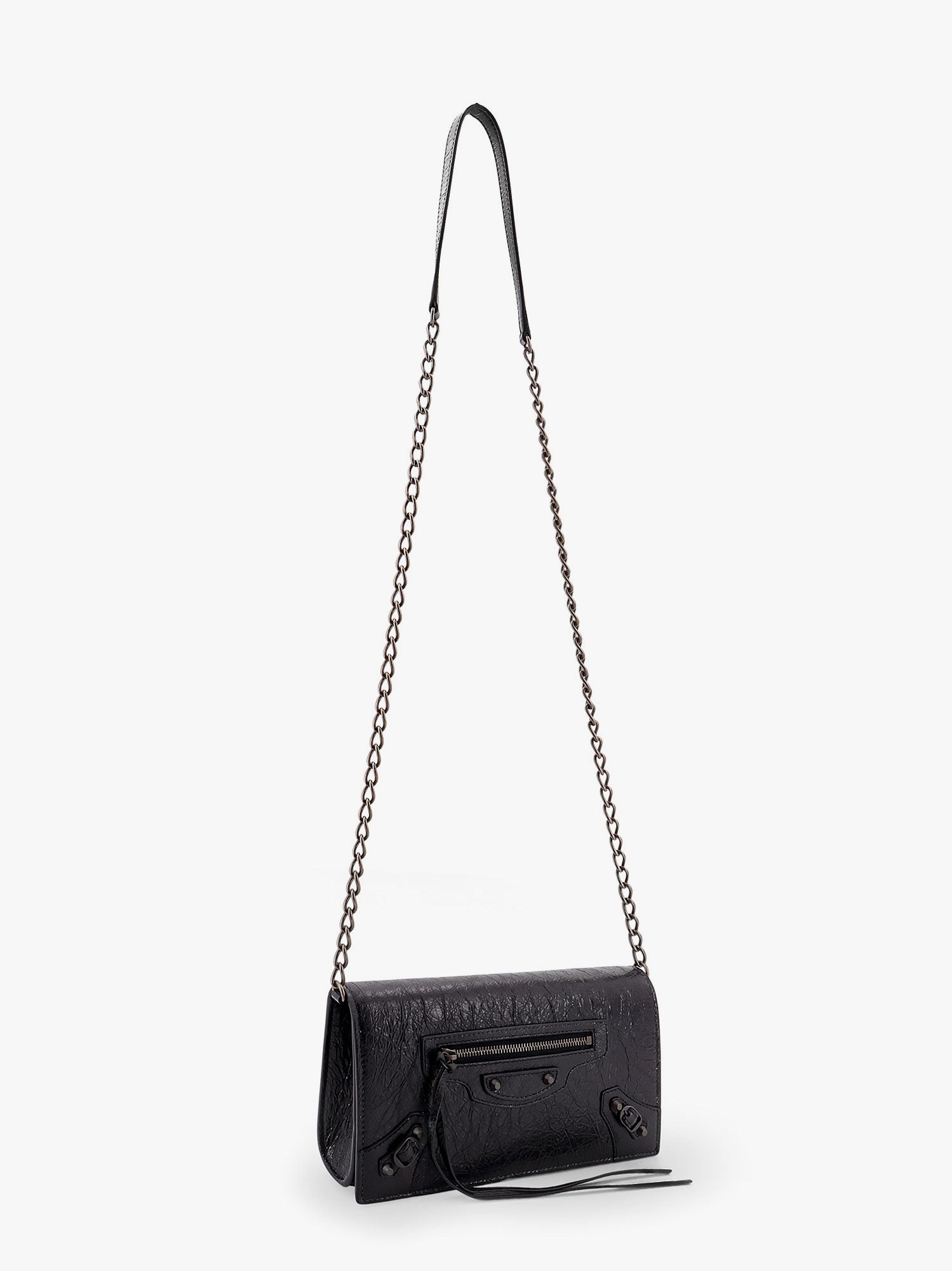 Balenciaga Women Le City Wallet Leather Shoulder Bag - EZE Fashion®
