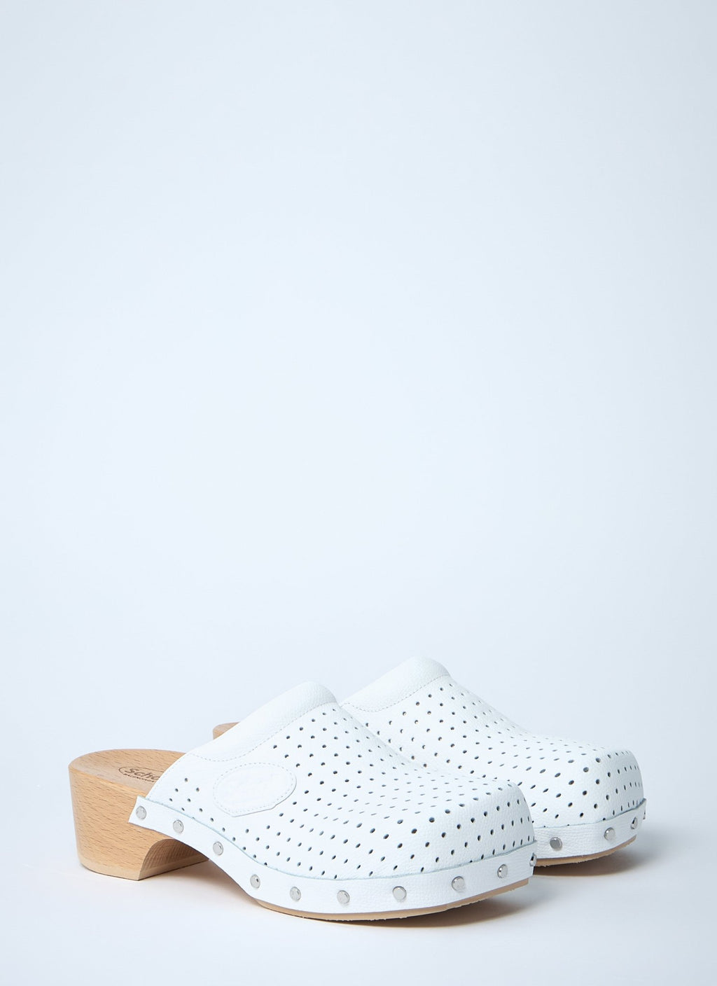 Balenciaga Women Perforated Heeled Clogs - EZE Fashion®