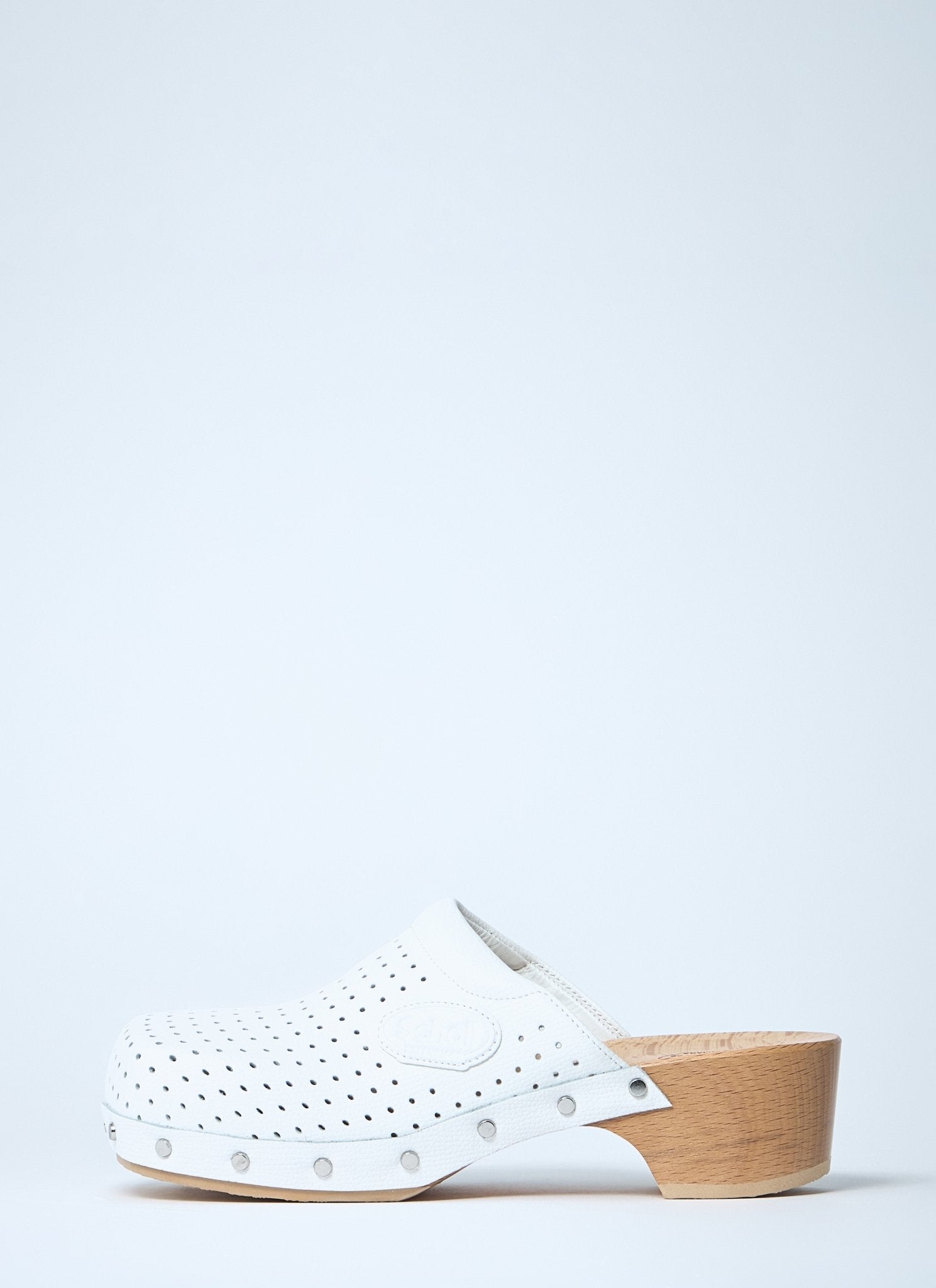 Balenciaga Women Perforated Heeled Clogs - EZE Fashion®