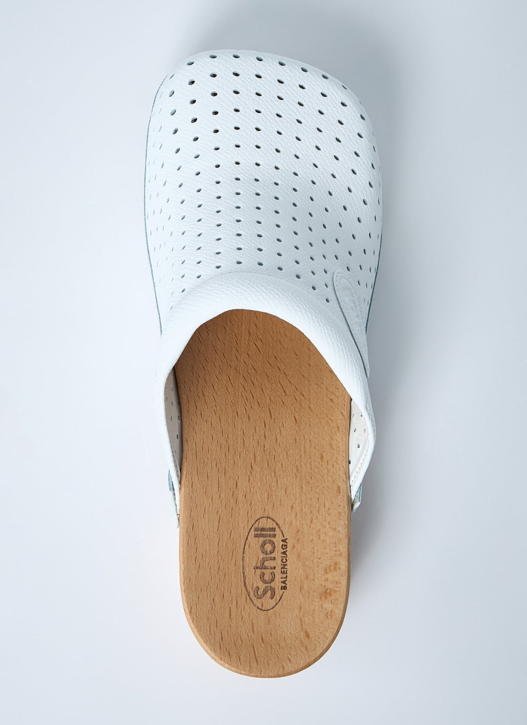 Balenciaga Women Perforated Heeled Clogs - EZE Fashion®