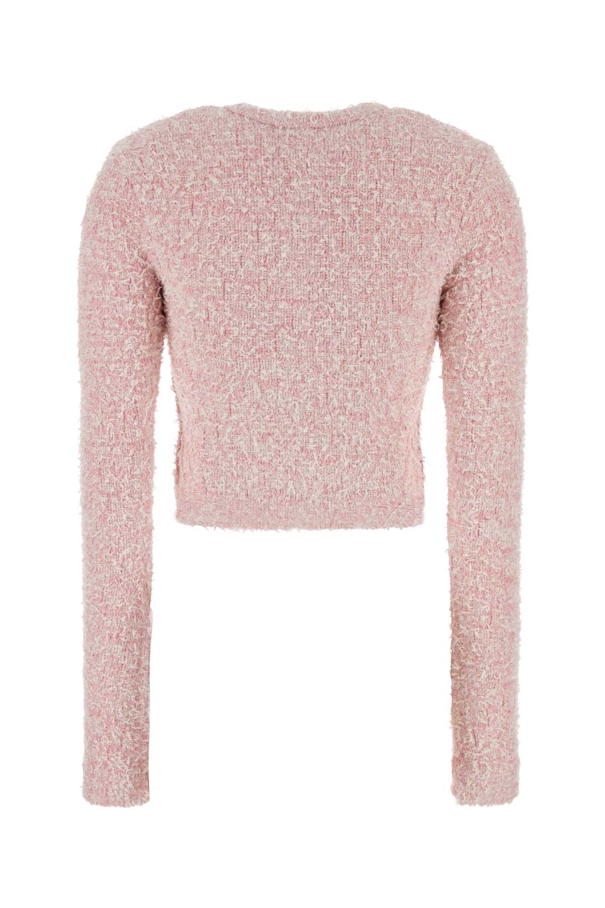 Balenciaga Women Pink Tweed Cardigan - EZE Fashion®