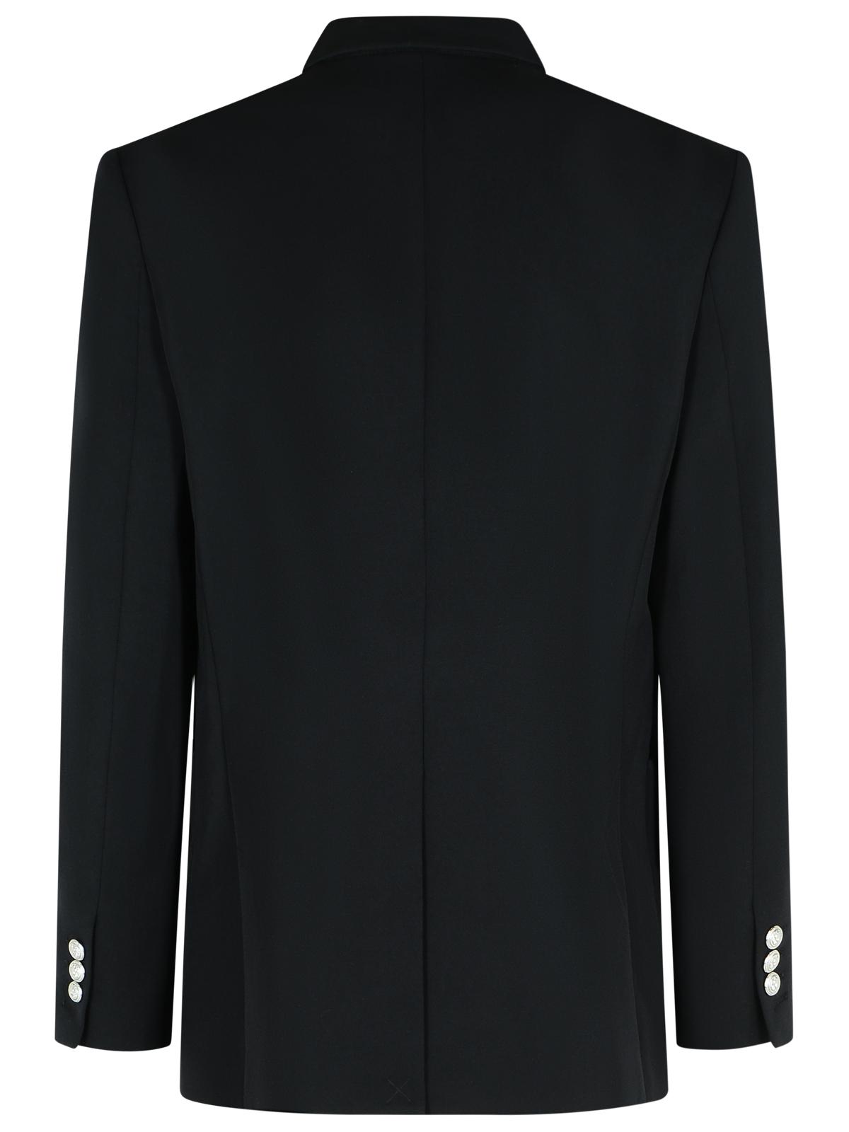 Balmain Black Virgin Wool Blazer Men - EZE Fashion®