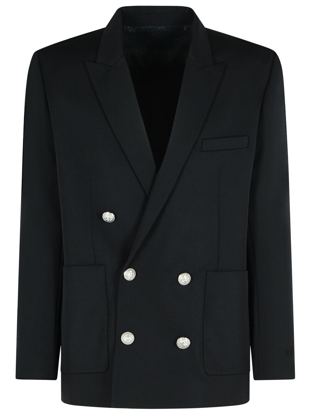 Balmain Black Virgin Wool Blazer Men - EZE Fashion®