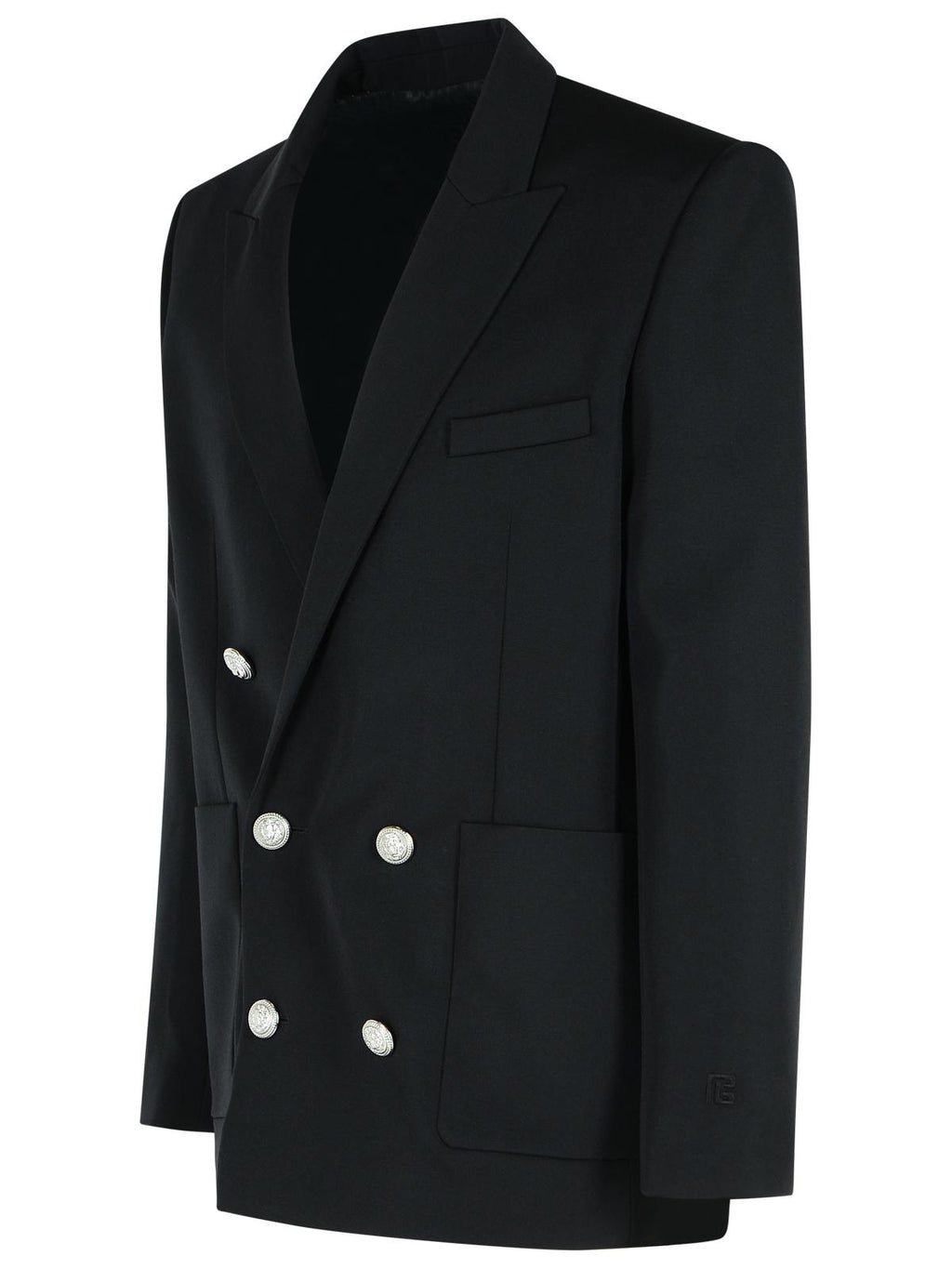 Balmain Black Virgin Wool Blazer Men - EZE Fashion®