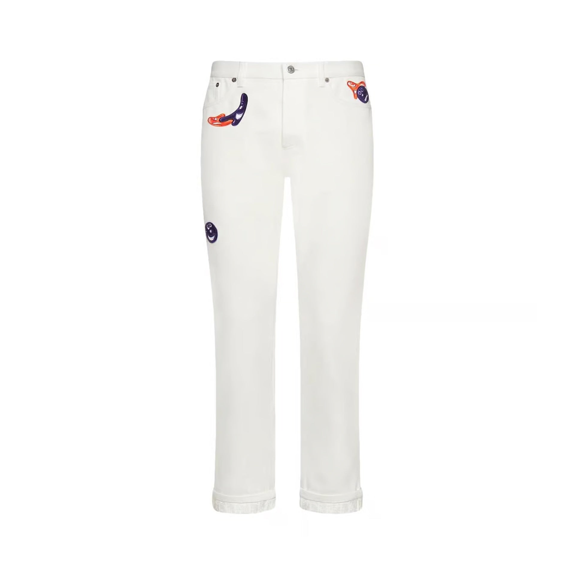 Dior Kennyscharf Patches Jeans Men
