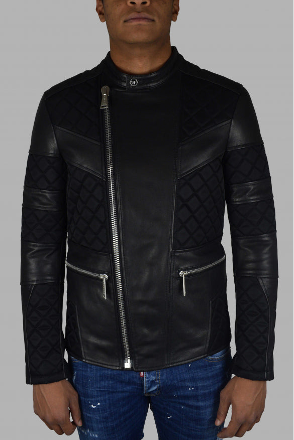 Philipp Plein Men Biker Jacket