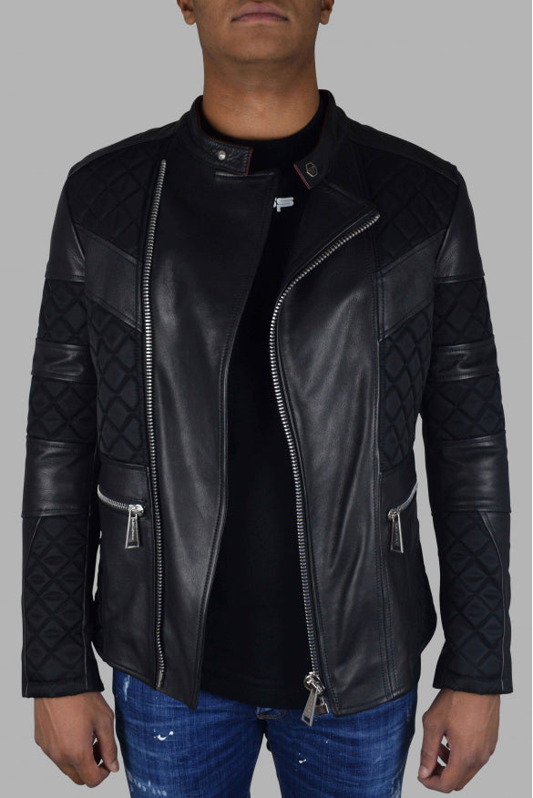 Philipp Plein Men Biker Jacket