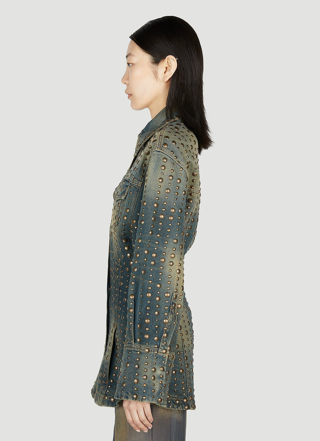 Blumarine Women Studded Denim Jacket