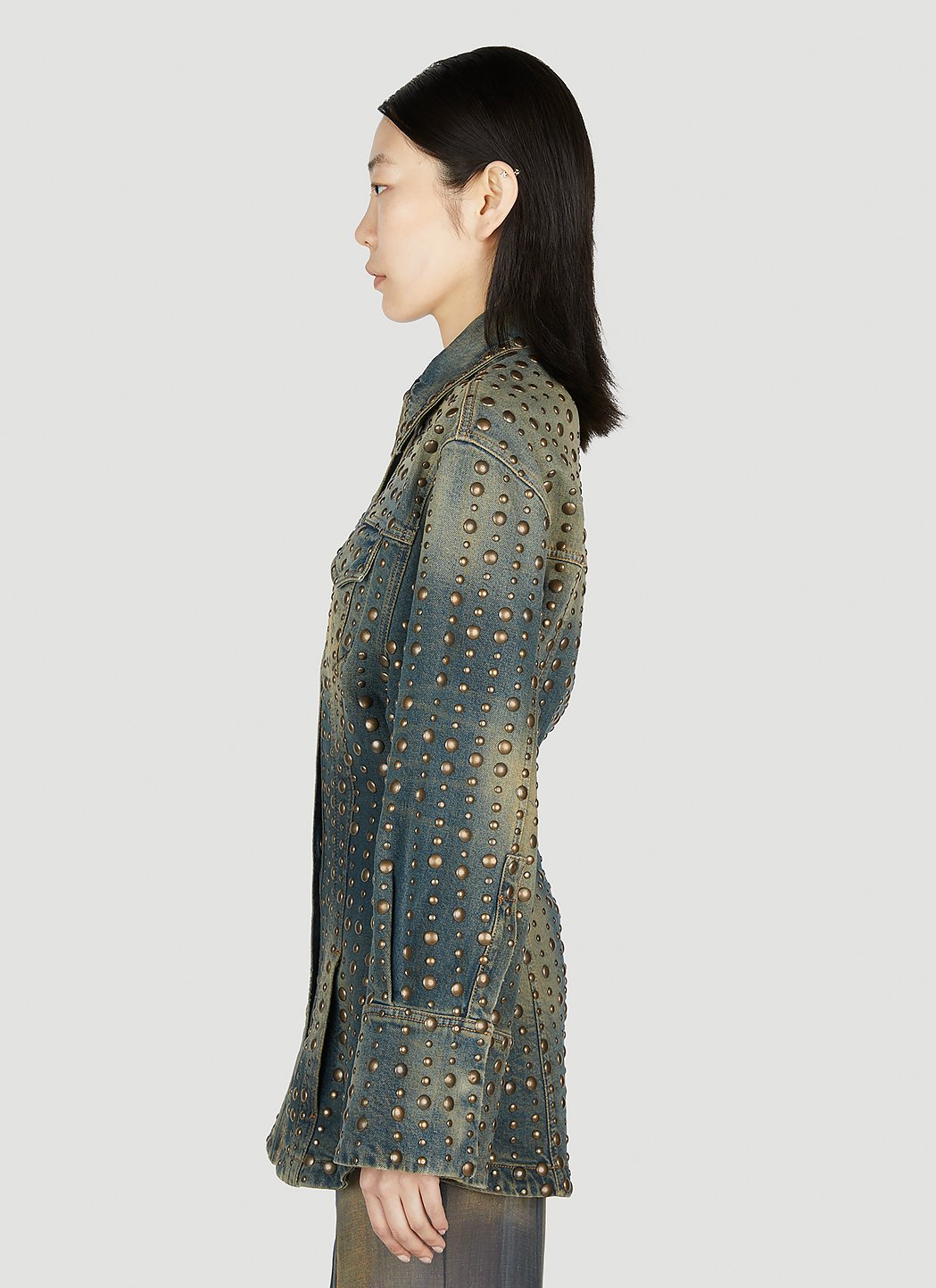 Blumarine Women Studded Denim Jacket