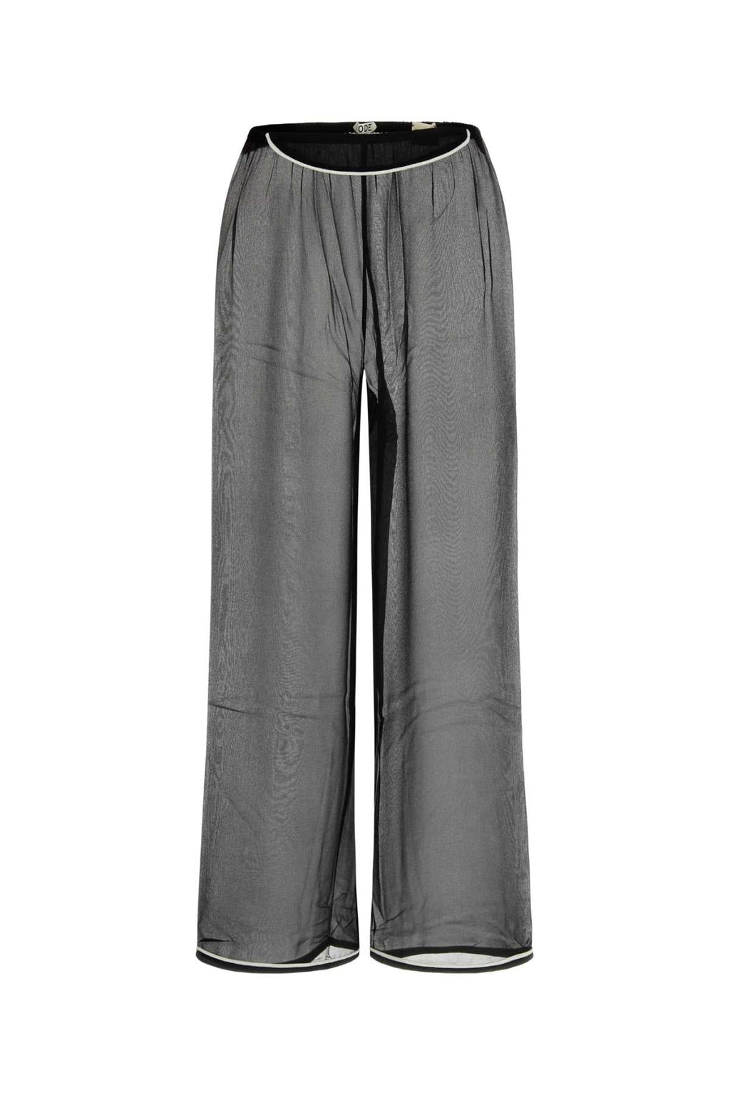 Bode Women Black Silk Wide - Leg Pant - EZE Fashion®