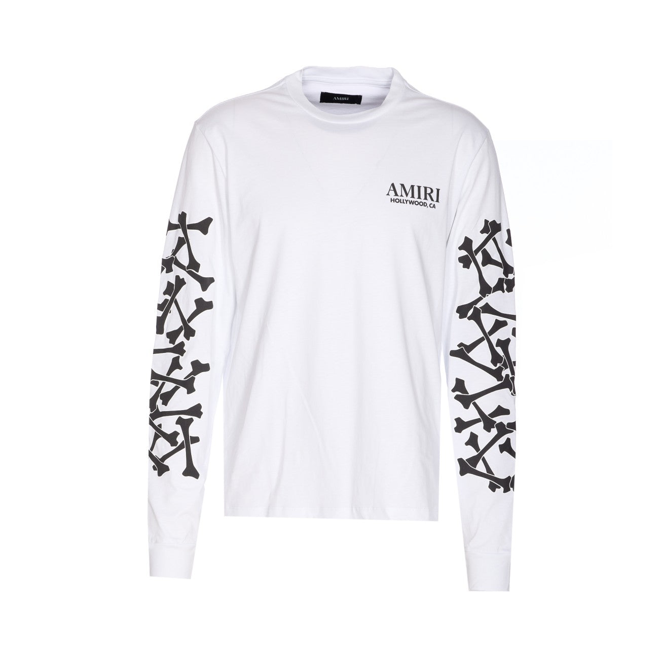 Amiri Men Bones Stacked Long Sleeves T-Shirt