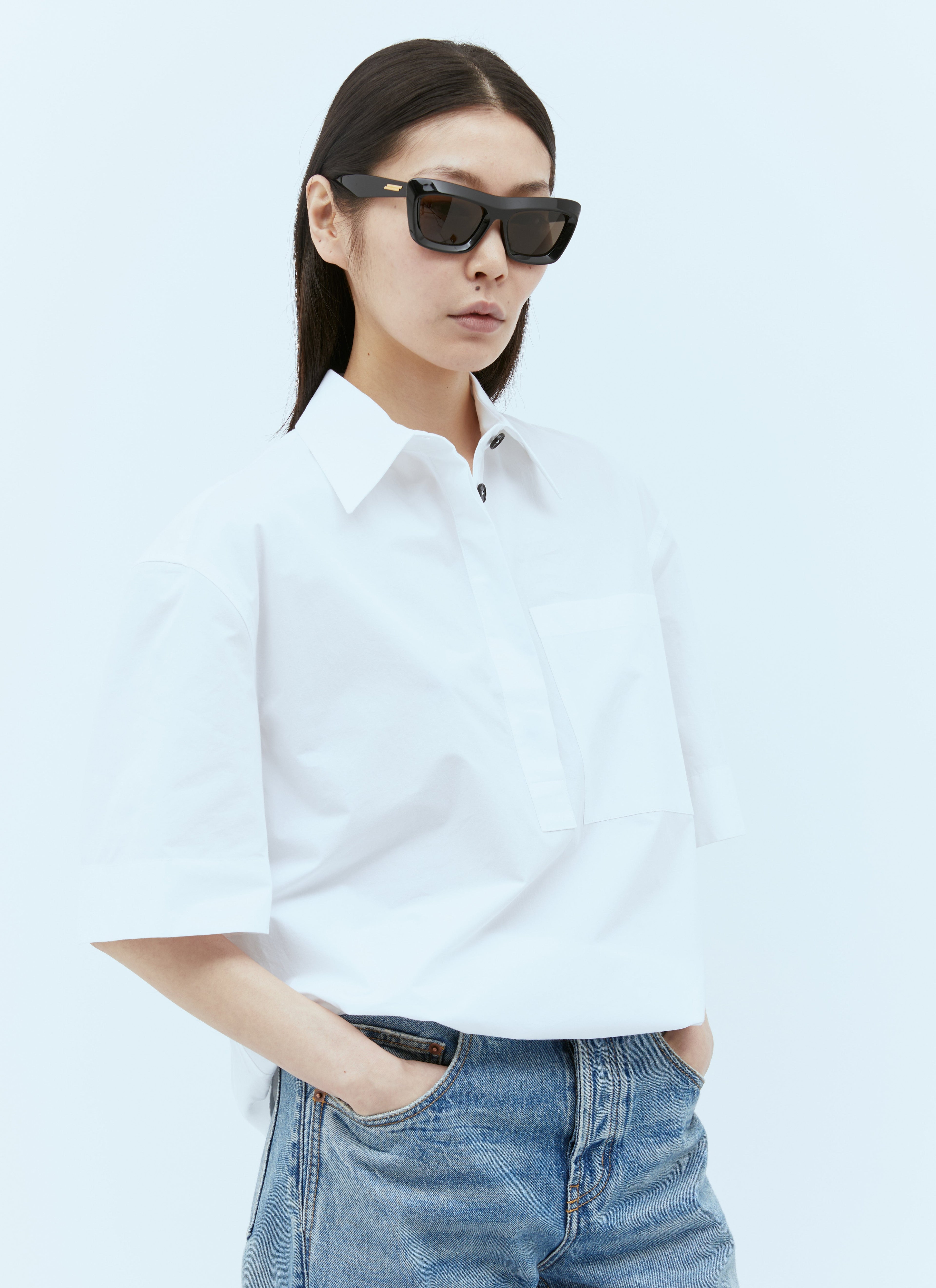 Bottega Veneta Women Classic Cat Eye Sunglasses