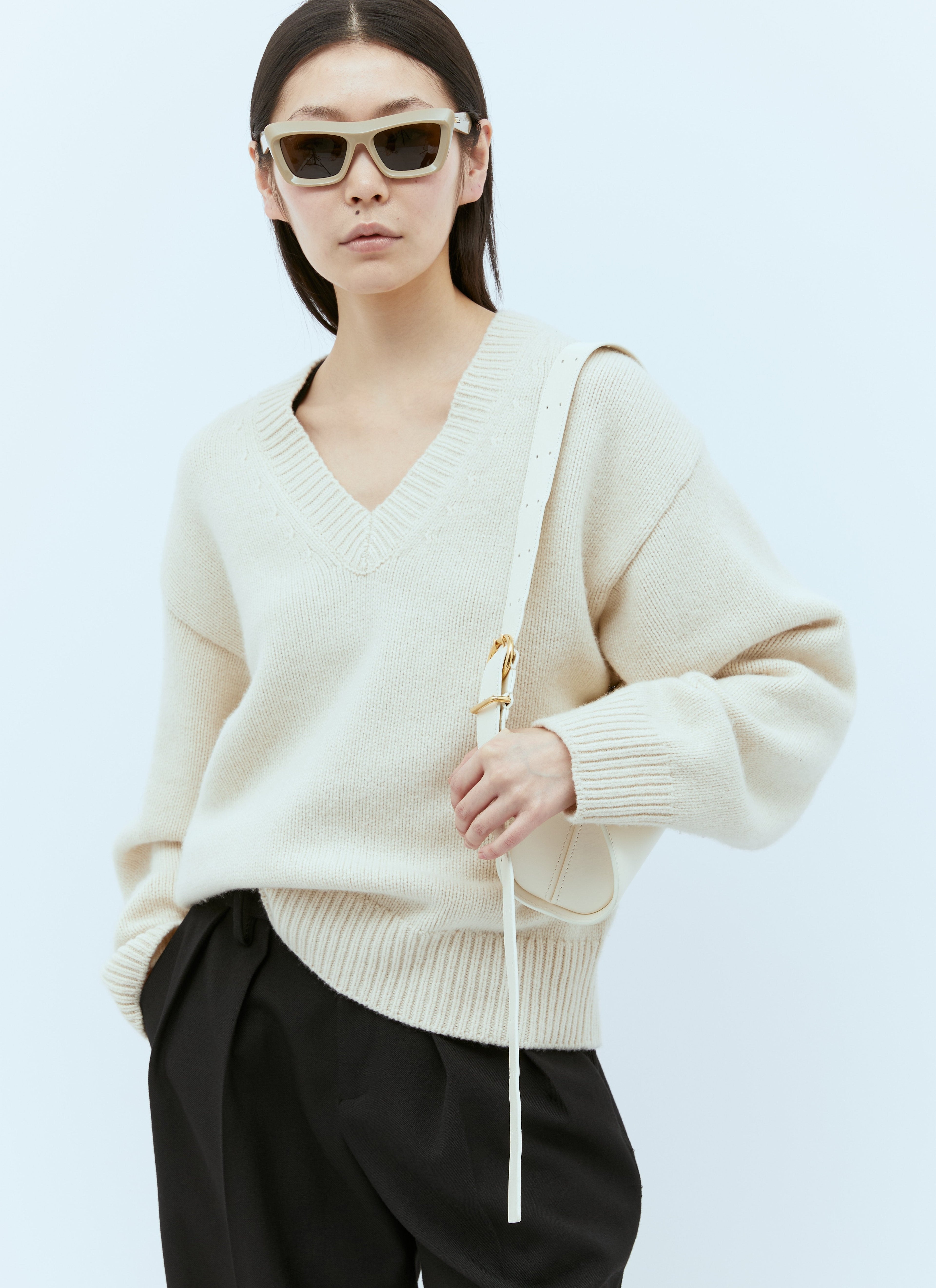 Bottega Veneta Women Classic Cat Eye Sunglasses