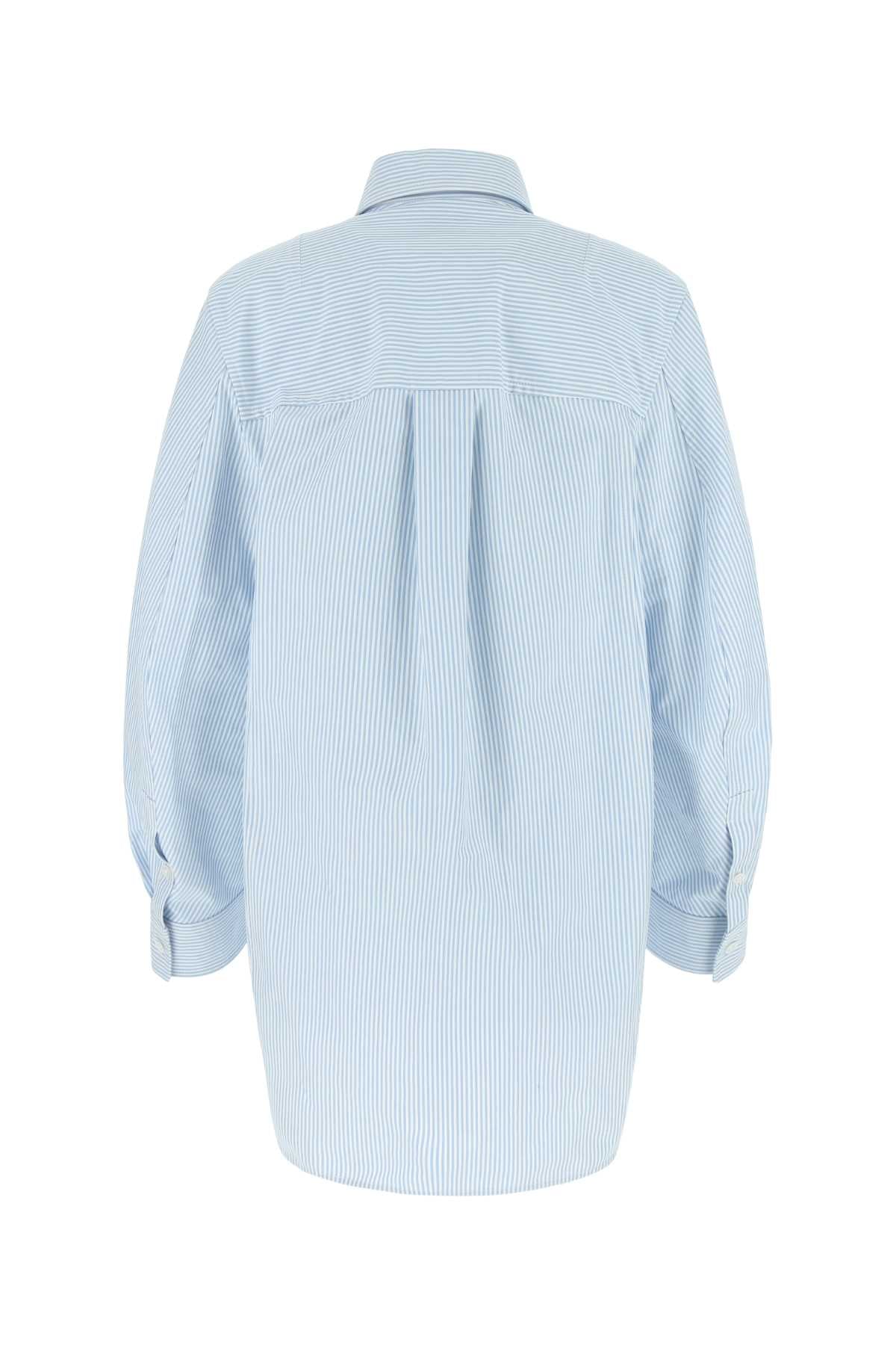 Bottega Veneta Women Embroidered Cotton Oversize Shirt - EZE Fashion®