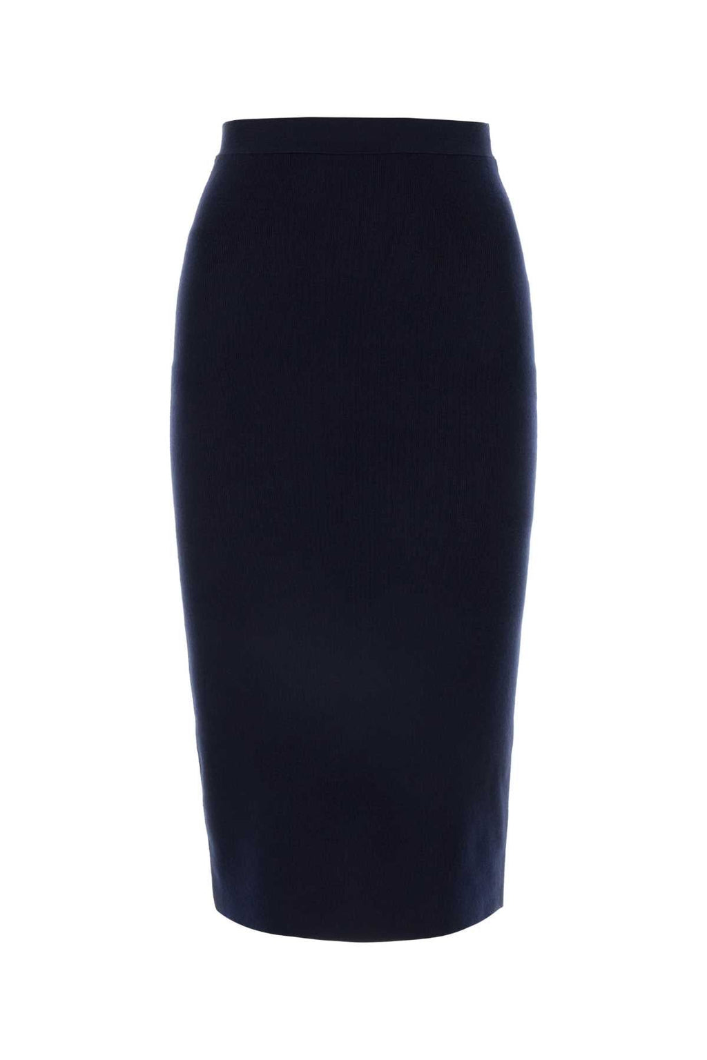 Bottega Veneta Women Midnight Blue Cashmere Blend Skirt - EZE Fashion®