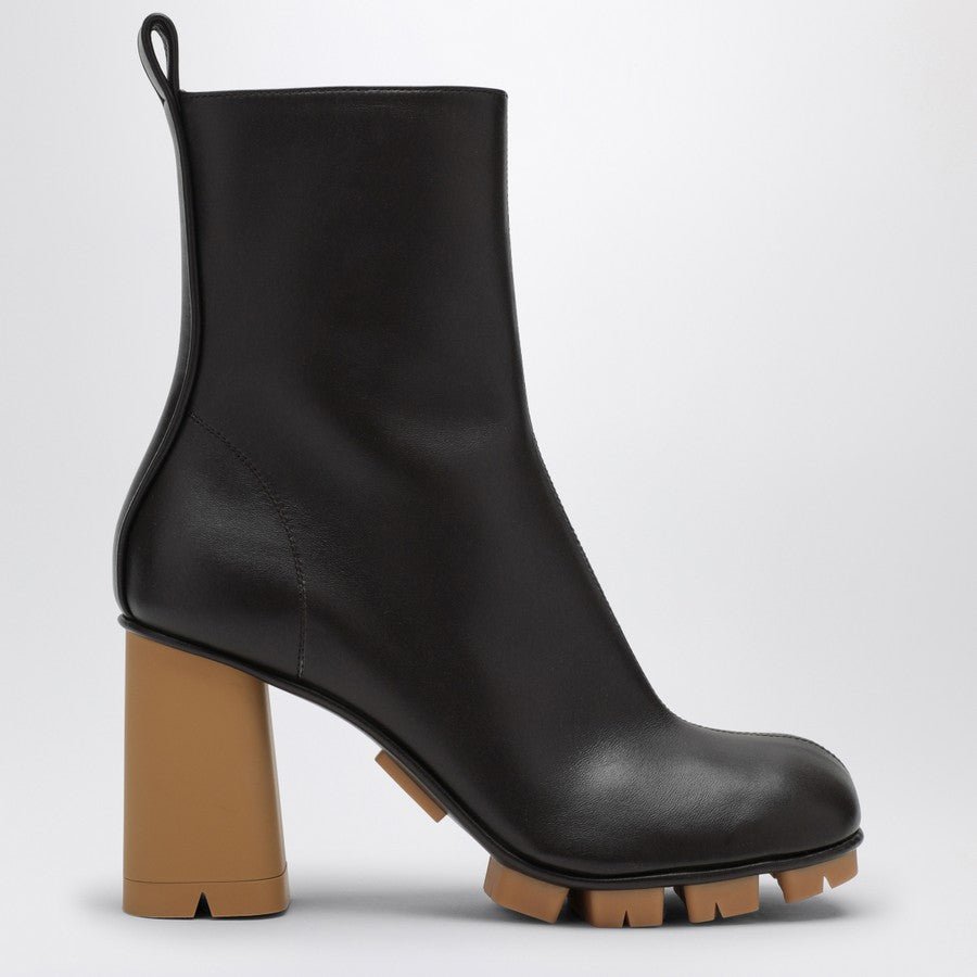 Bottega Veneta Women Shore Dark Brown Leather Boot - EZE Fashion®