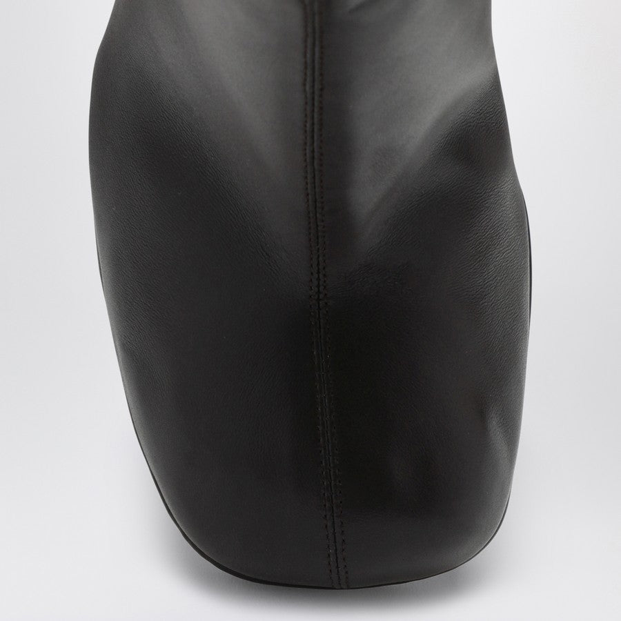 Bottega Veneta Women Shore Dark Brown Leather Boot - EZE Fashion®