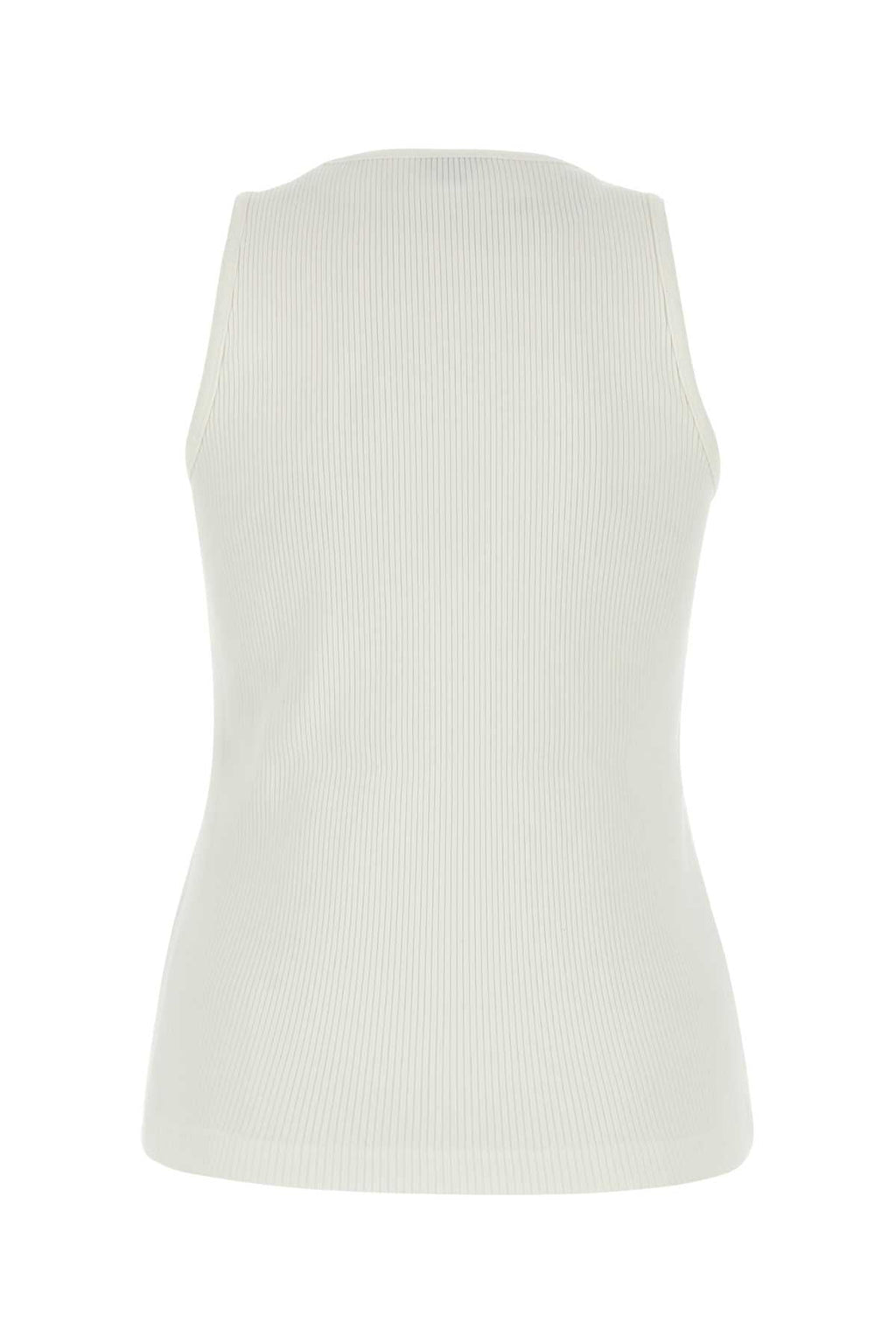 Bottega Veneta Women White Stretch Cotton Tank Top - EZE Fashion®