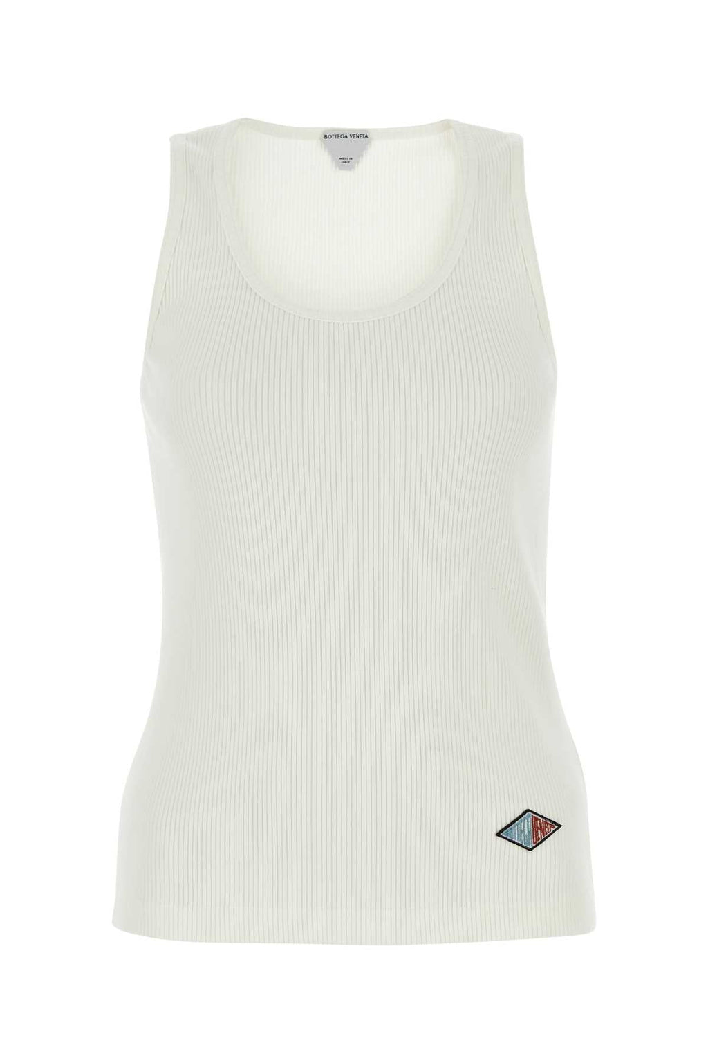 Bottega Veneta Women White Stretch Cotton Tank Top - EZE Fashion®