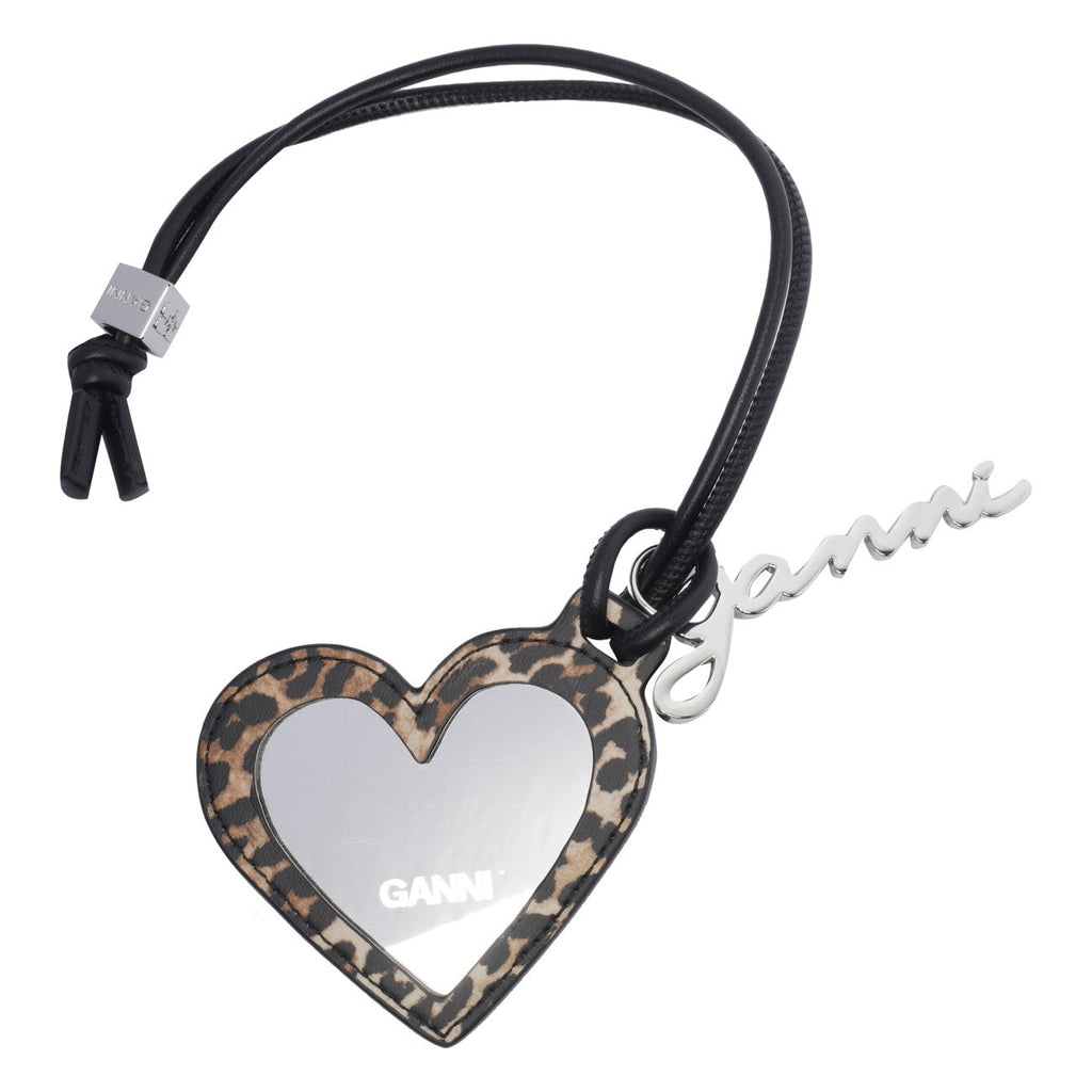 Ganni Women Bou Heart Mirror Keyring