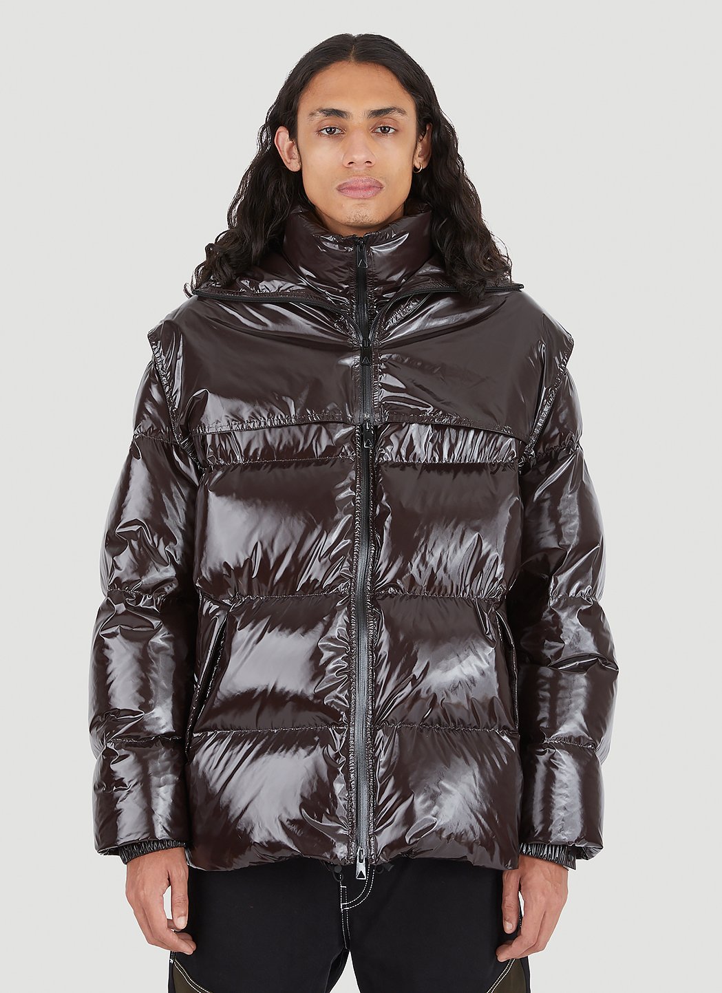 Bottega Veneta Men Gloss Padded Down Jacket